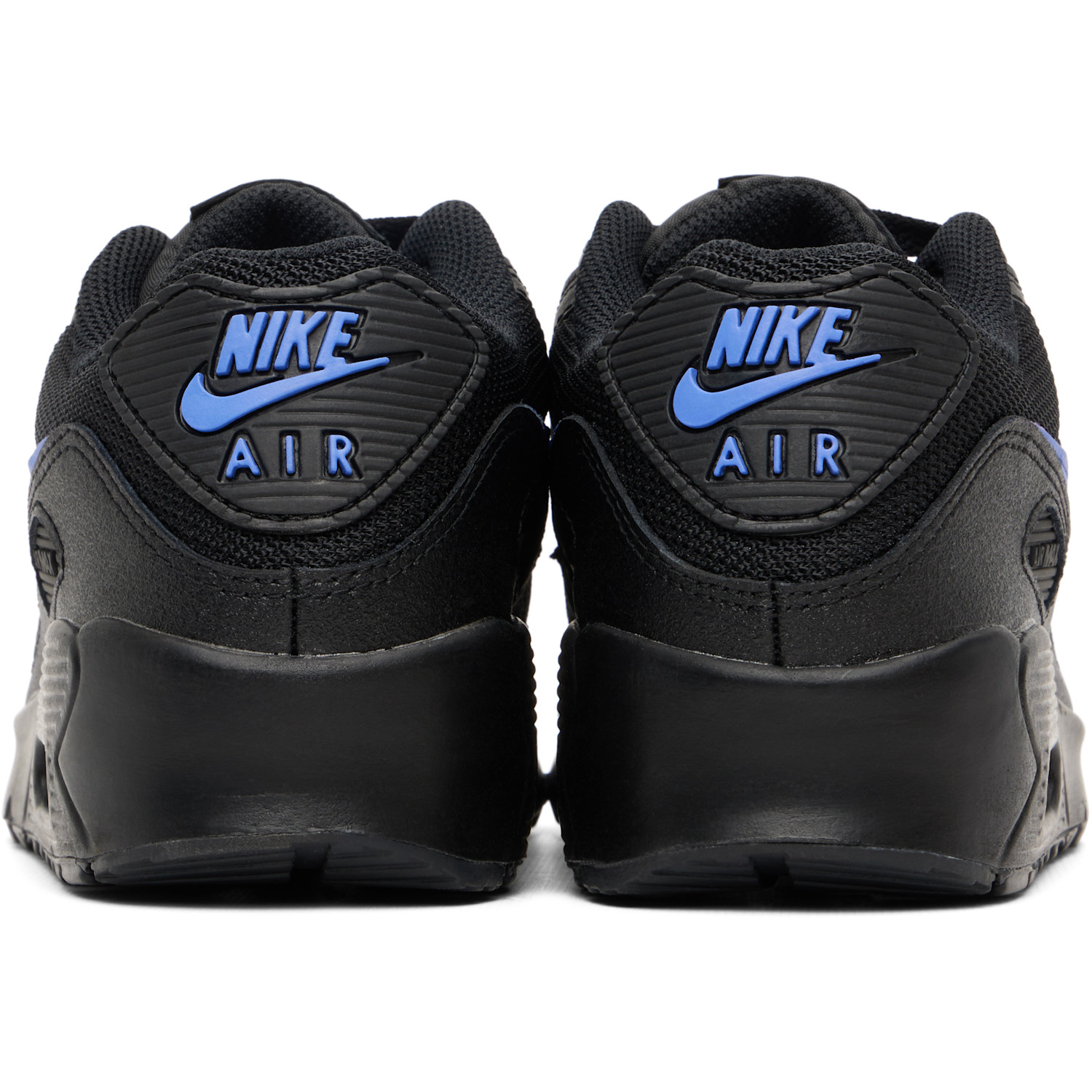  Nike Big Kids Black Air Max 90 Sneakers 