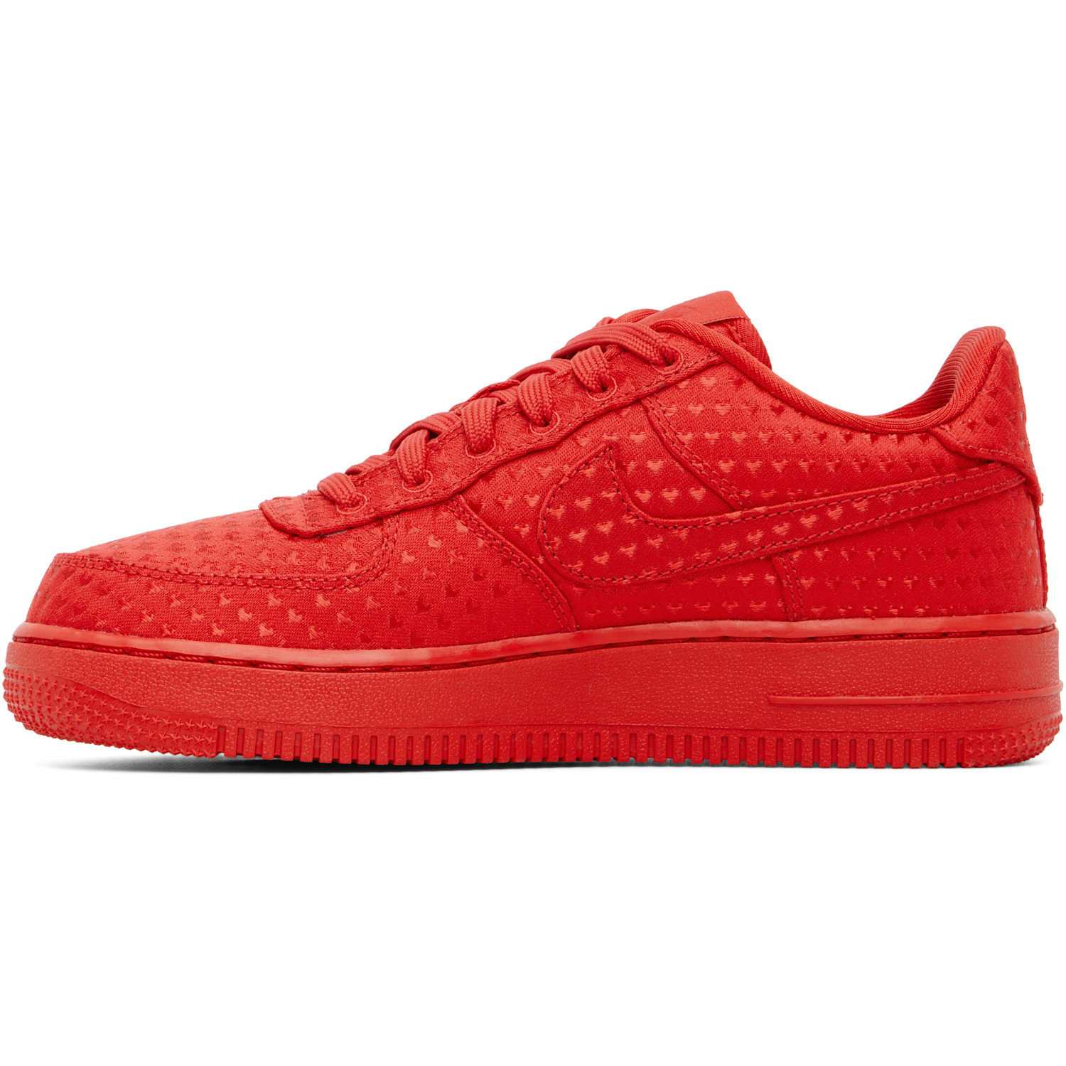  Nike Big Kids Red Air Force 1 Sneakers 