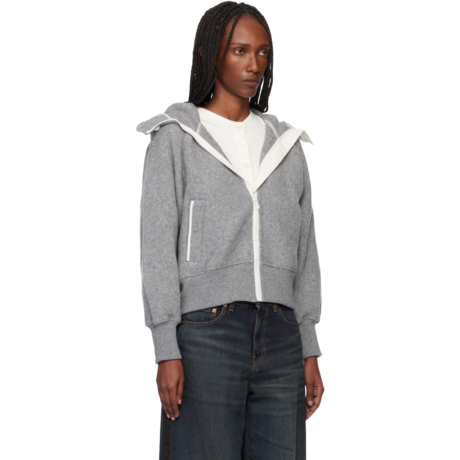  Canada Goose Gray 'white Label' Chilliwack Bomber Jacket 