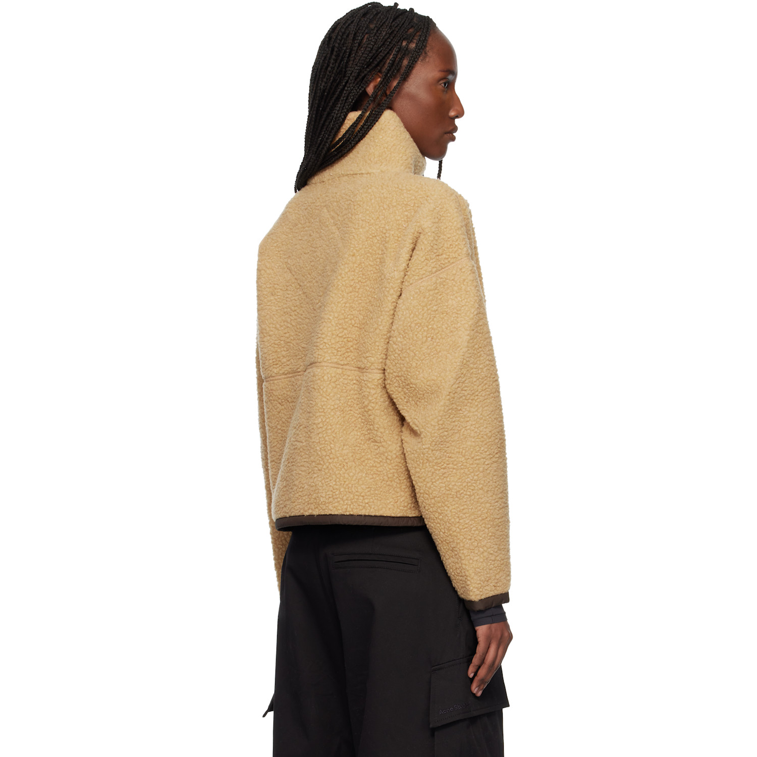  Canada Goose Beige Simcoe Zip Up Fleece Jacket 