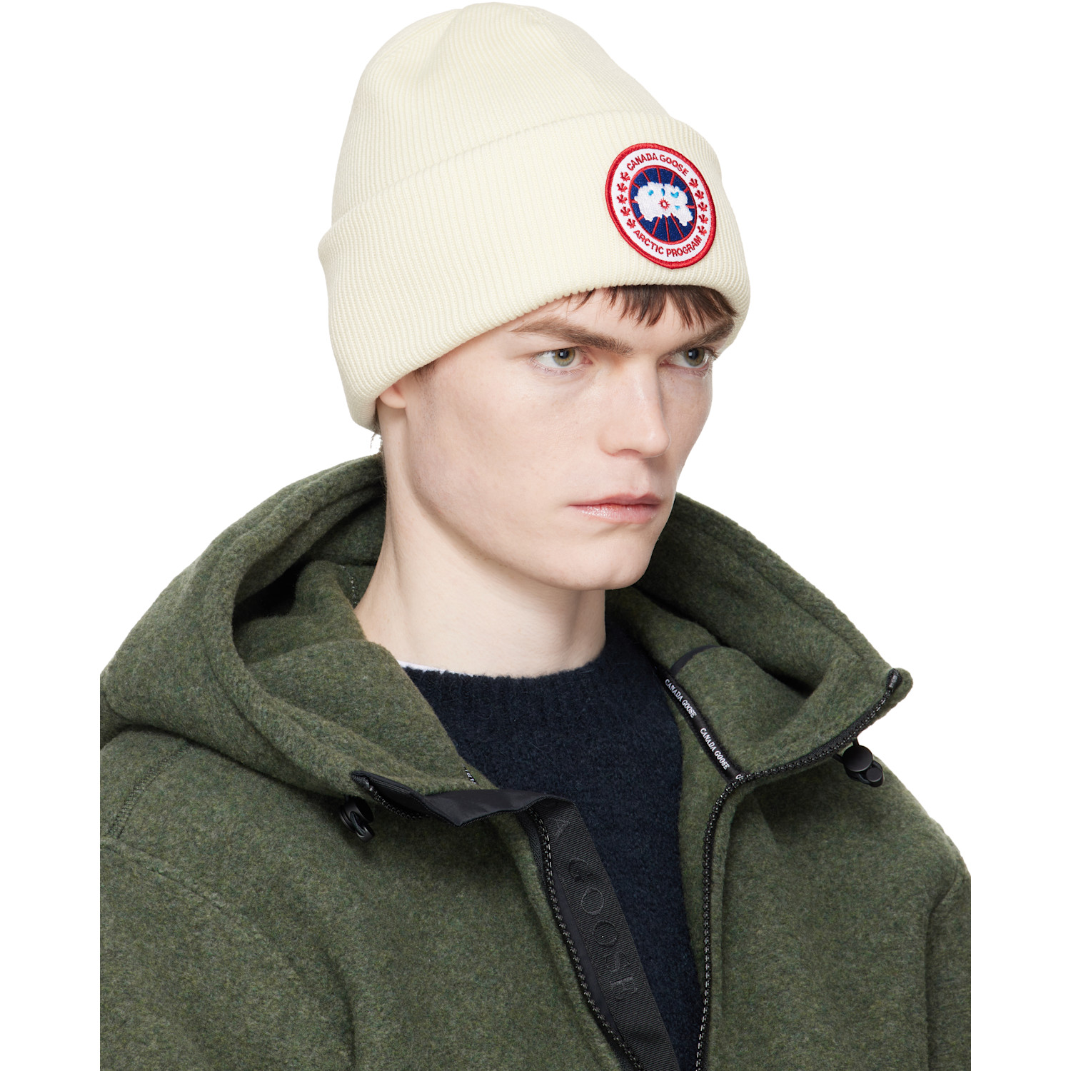  Canada Goose Off-white Arctic Beanie 