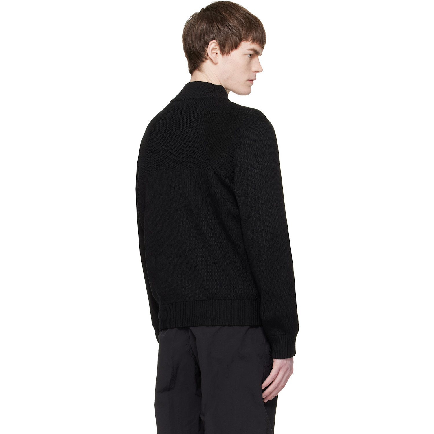  Canada Goose Black Hybridge Knit Down Jacket 