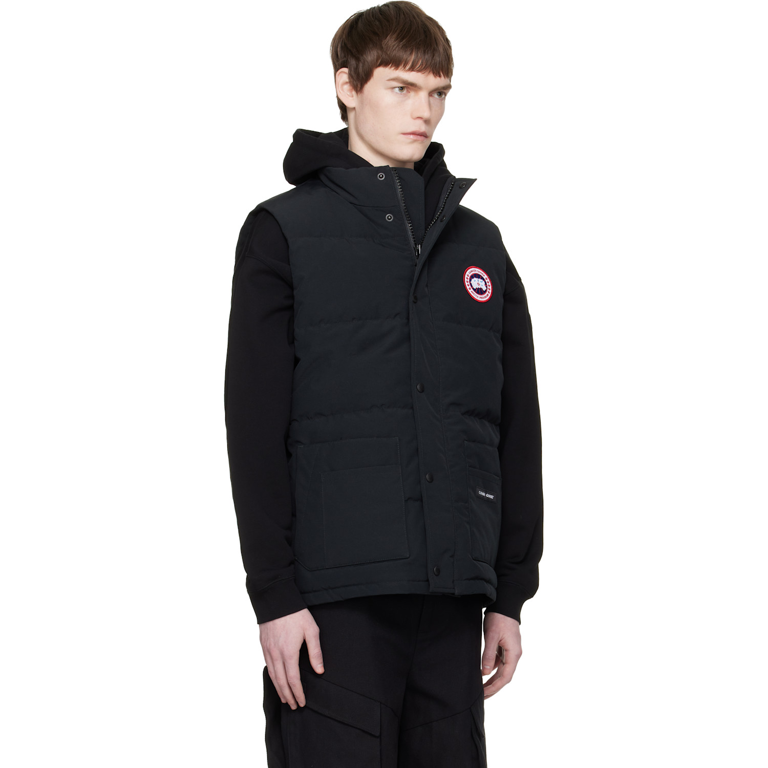  Canada Goose Black Freestyle Crew Down Vest 