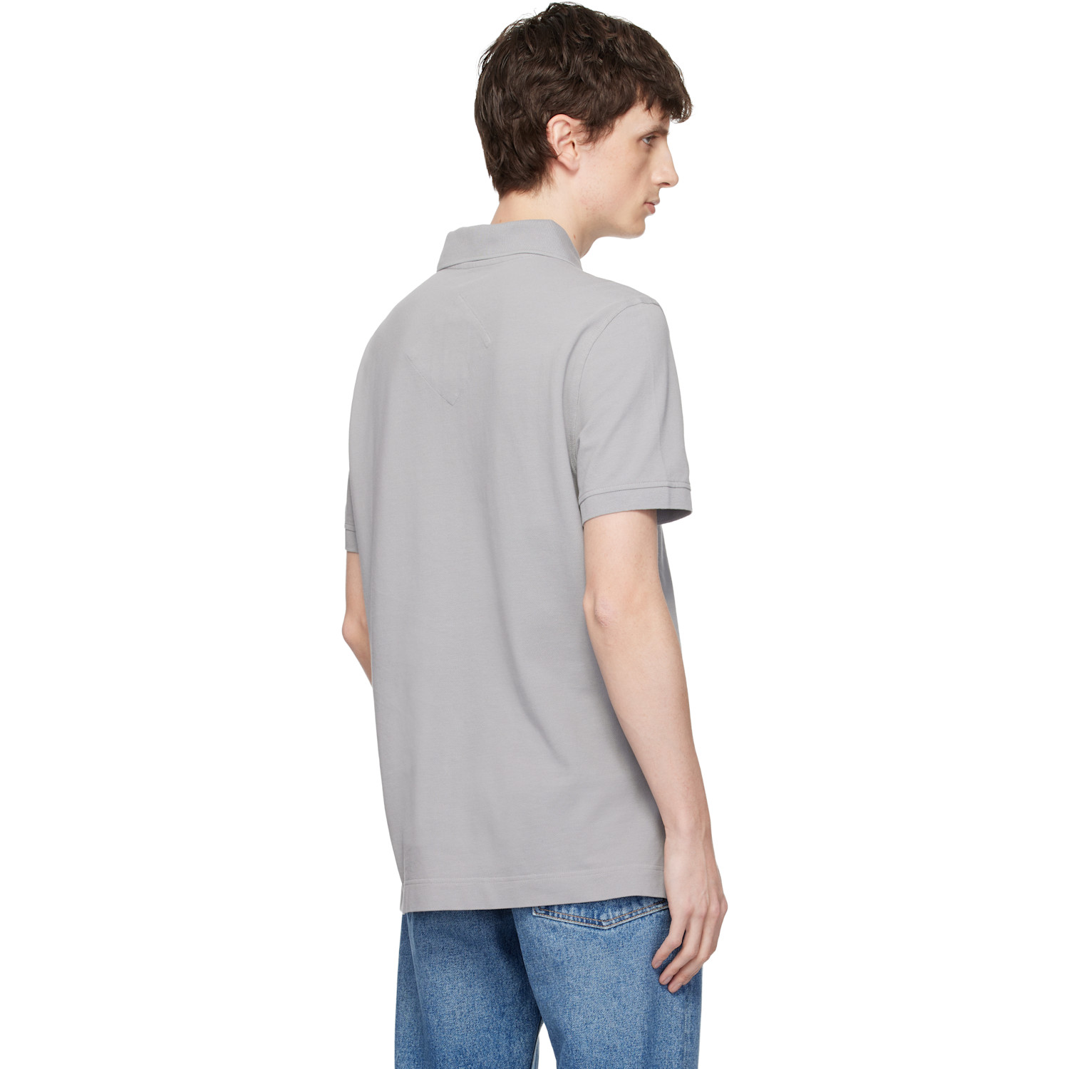  Canada Goose Gray 'tonal Label' Beckley Polo 