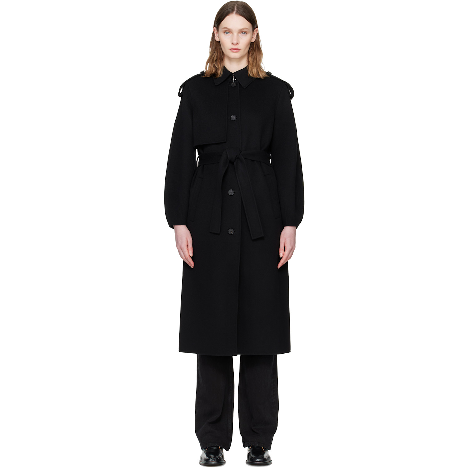 MACKAGE Black CEYLA Double-Face Wool Coat