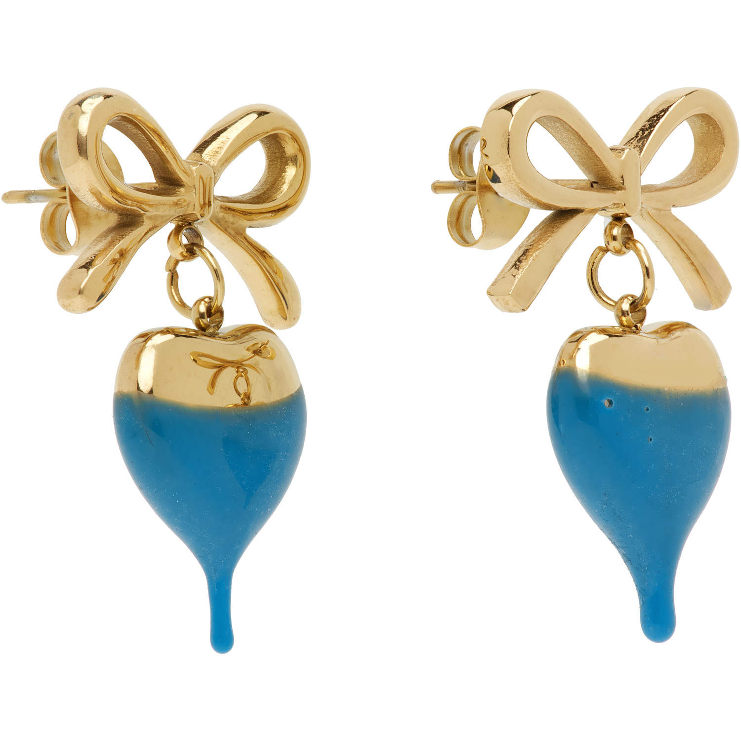  Ottolinger Dipped Bow Heart Earrings 