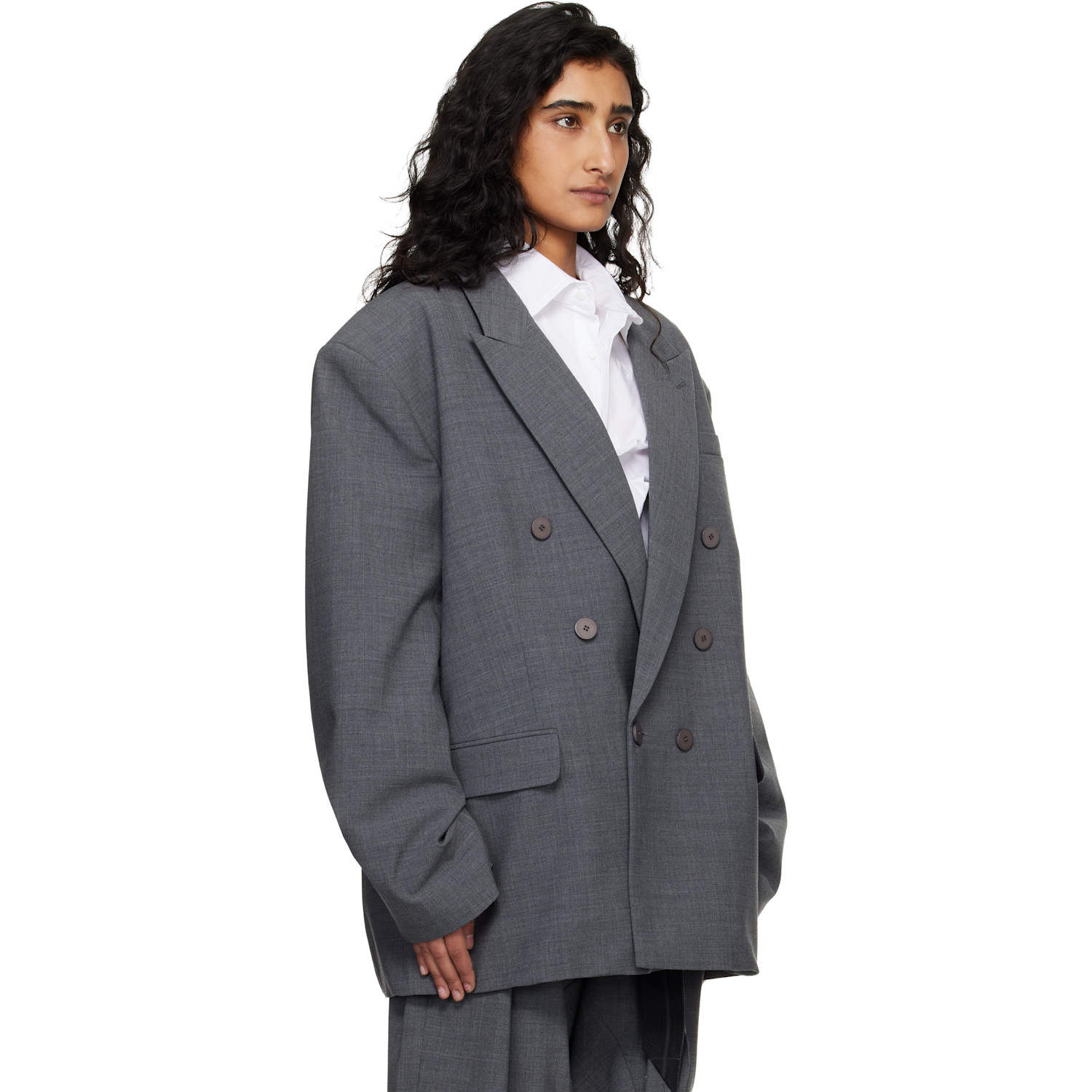  Ottolinger Gray Oversize Flex Blazer 