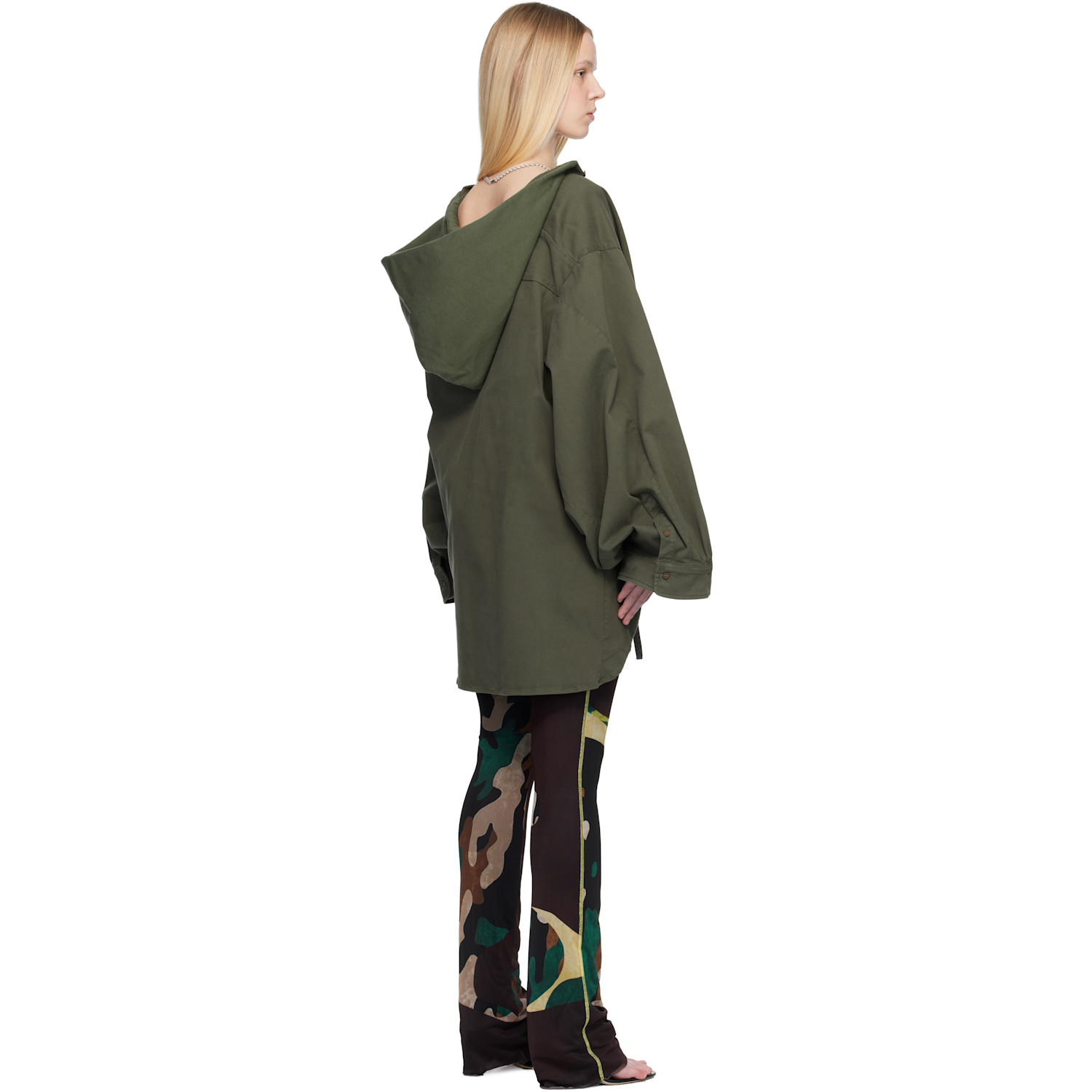  Ottolinger Khaki Liberated Double Overshirt 