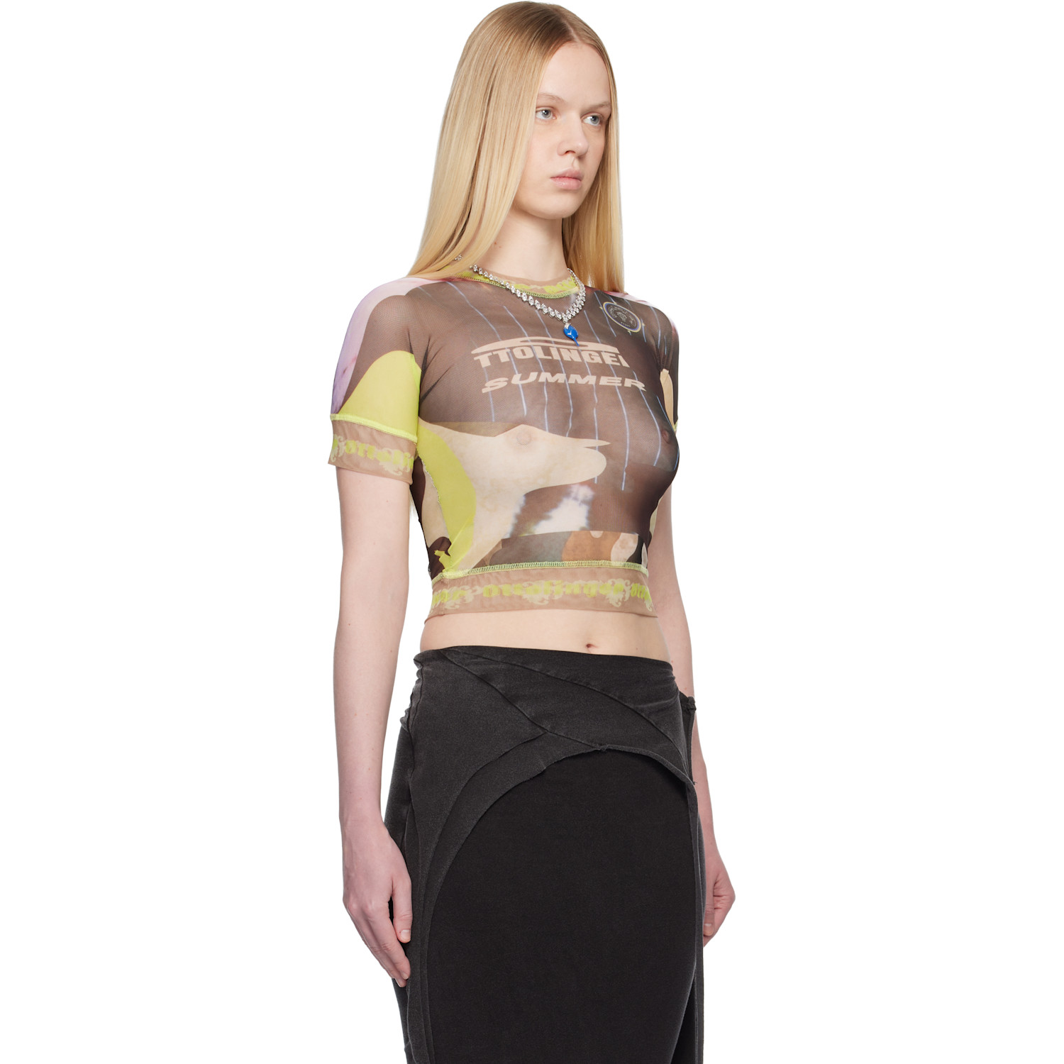  Ottolinger Multicolor Camo Mesh T-shirt 
