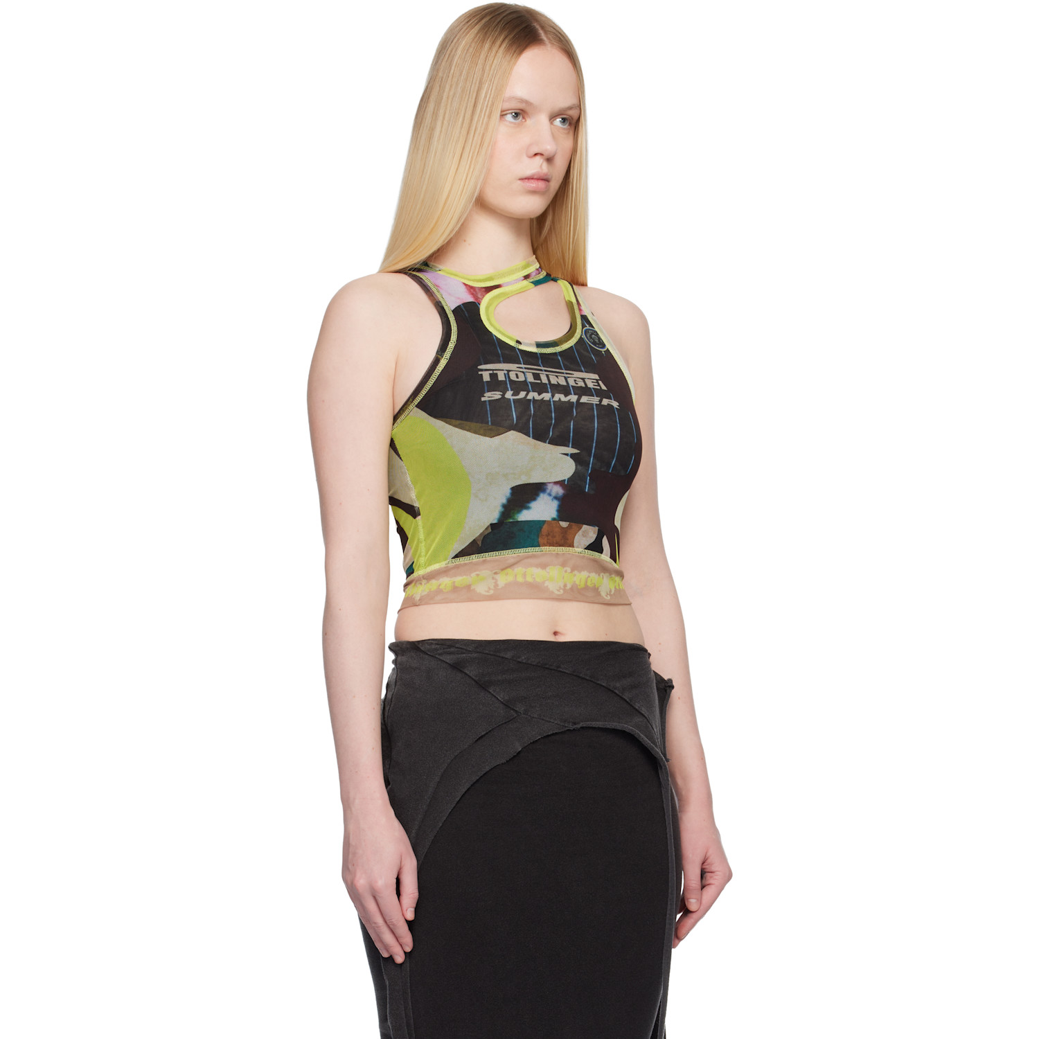  Ottolinger Ssense Exclusive Multicolor Mesh Tank Top 