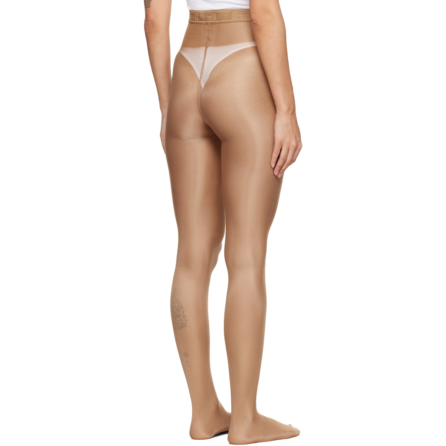  Wolford Tan Neon 40 Tights 