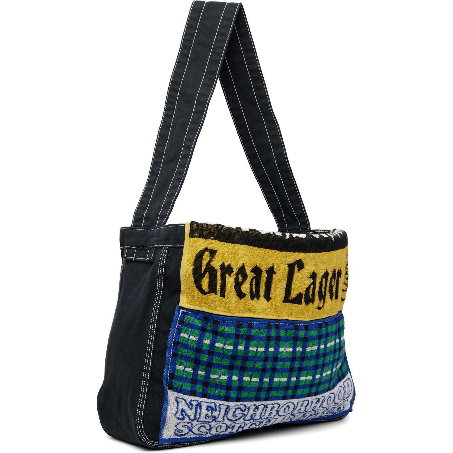  Neighborhood Black Newspaper Mod Bag 