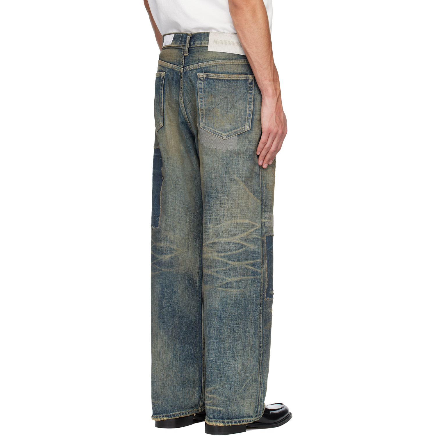  Neighborhood Blue Dp Wide Jeans 