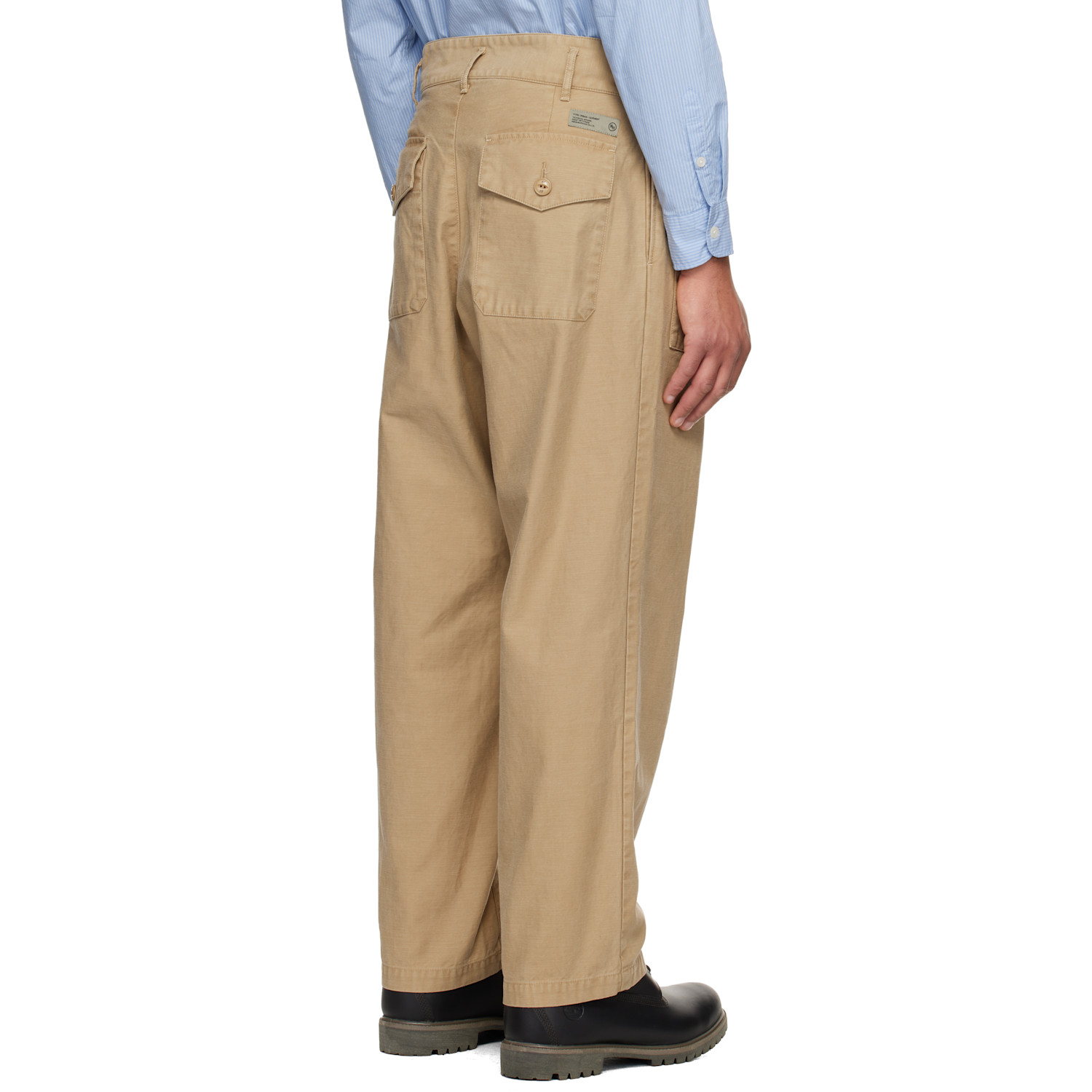  Neighborhood Beige Two Tuck Cargo Pants 