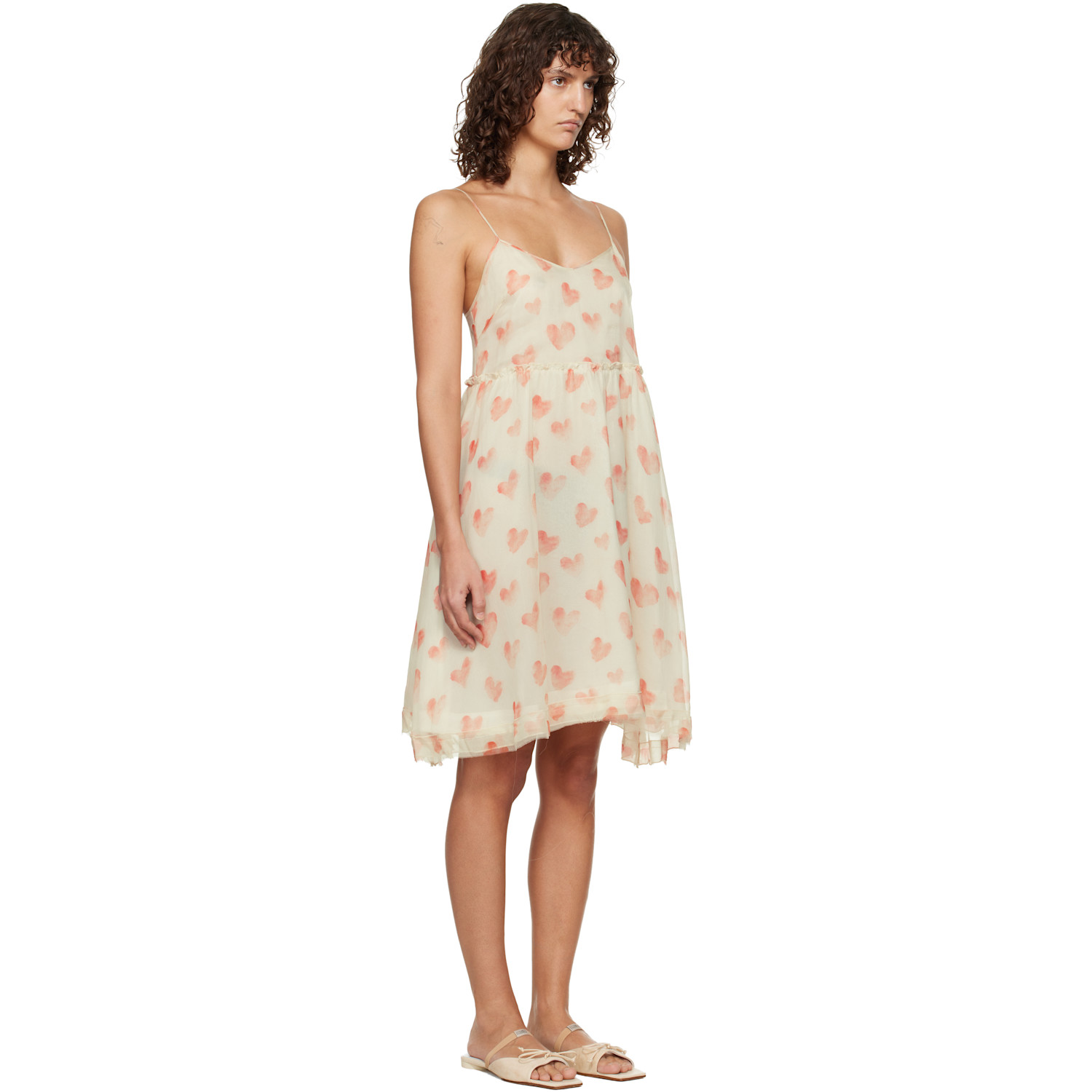  R13 Off-white Strappy Minidress 