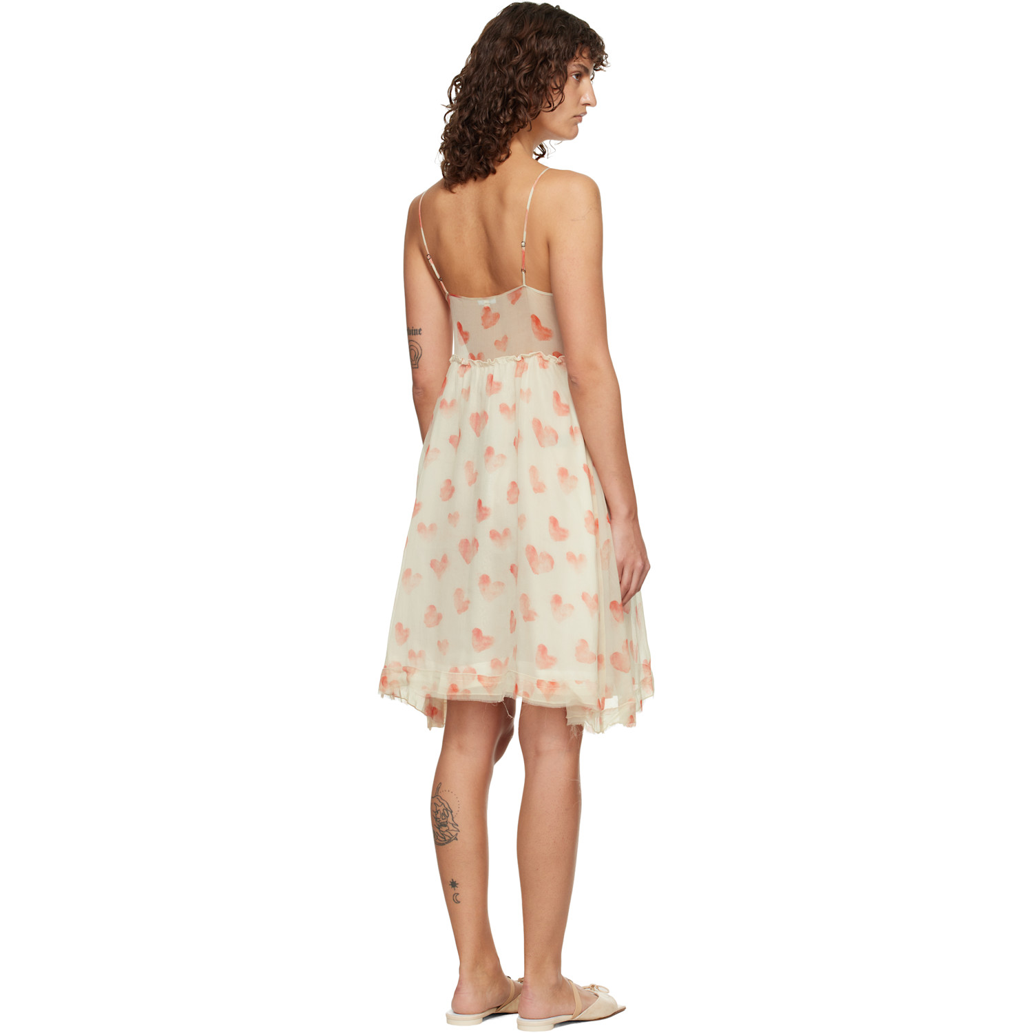  R13 Off-white Strappy Minidress 
