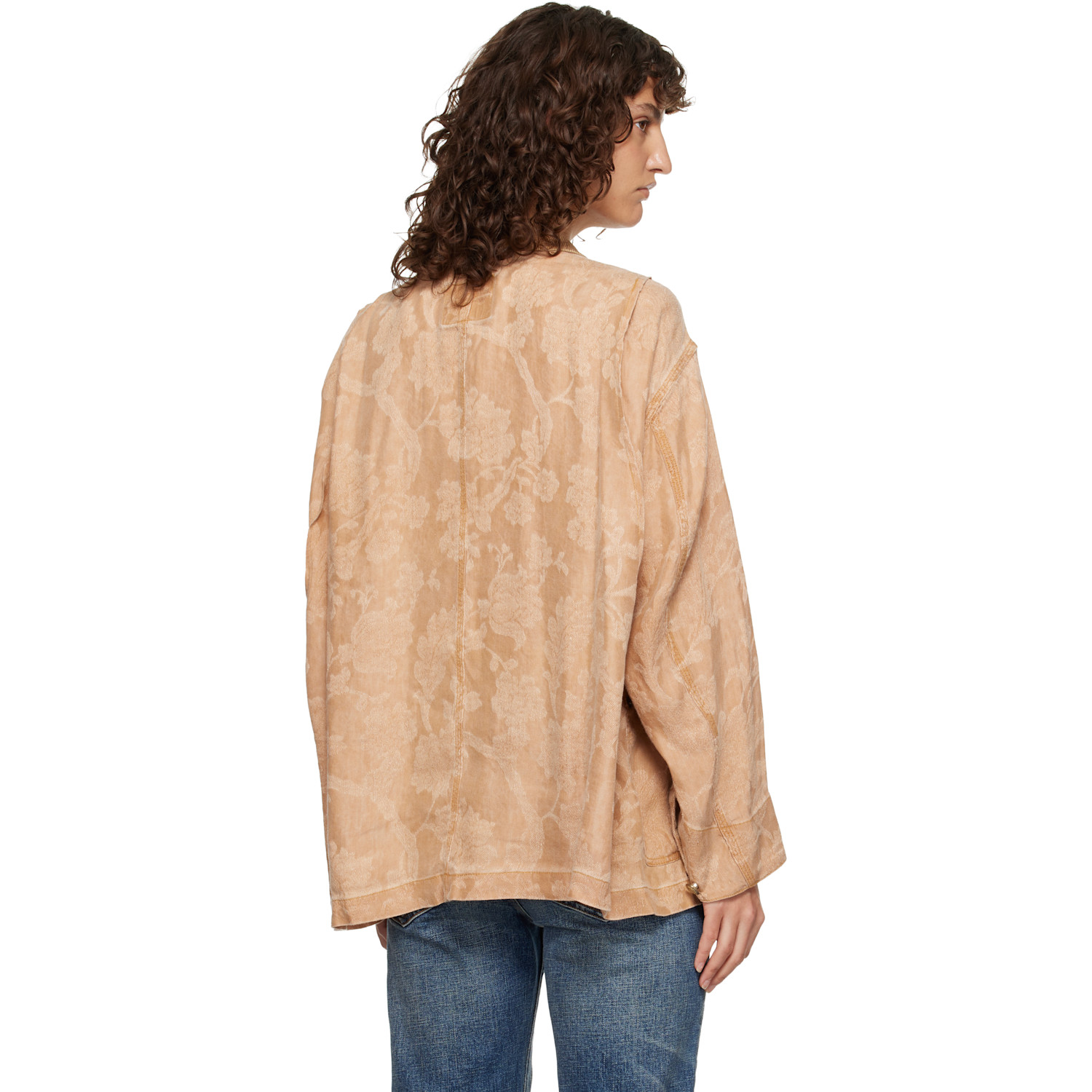  R13 Orange Evelyn Chore Jacket 