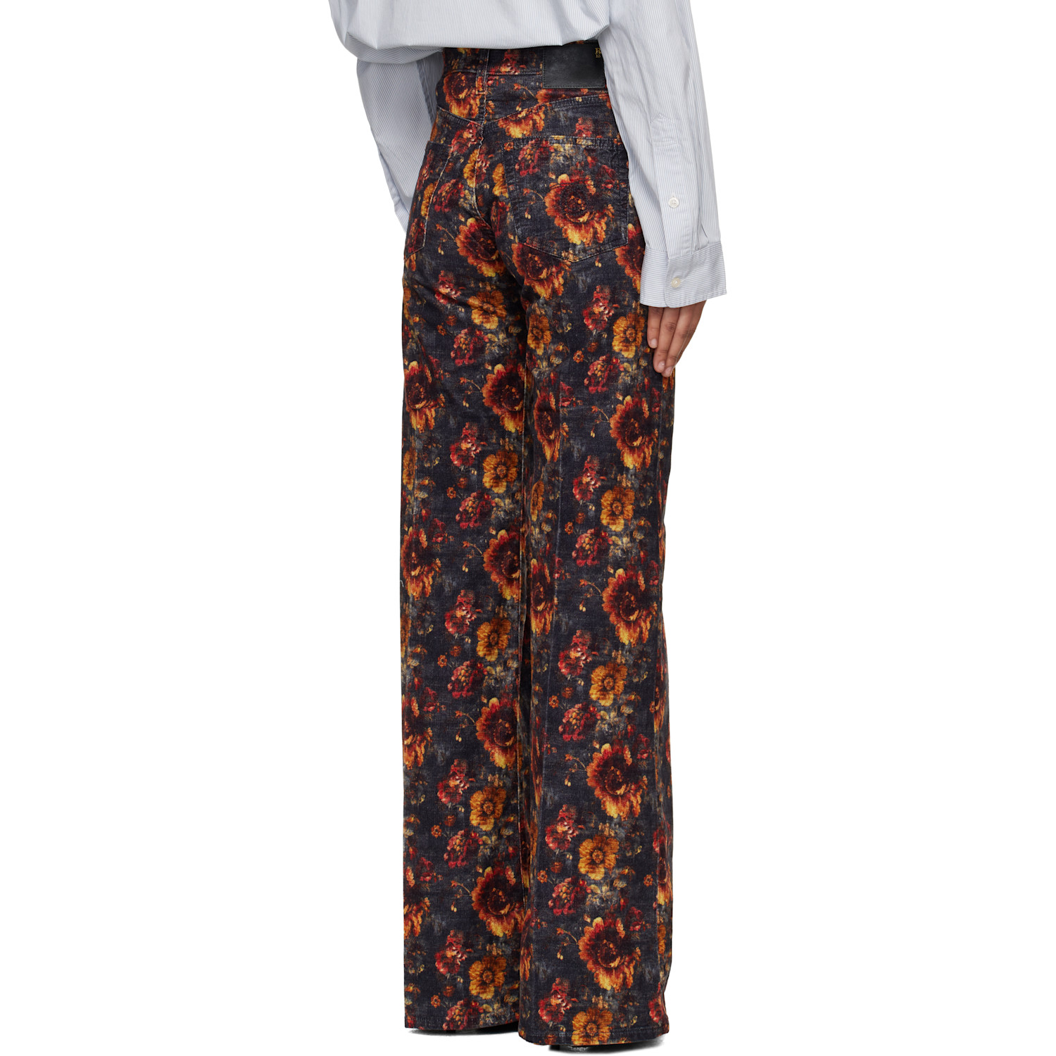  R13 Navy Straight High-rise Jeans 
