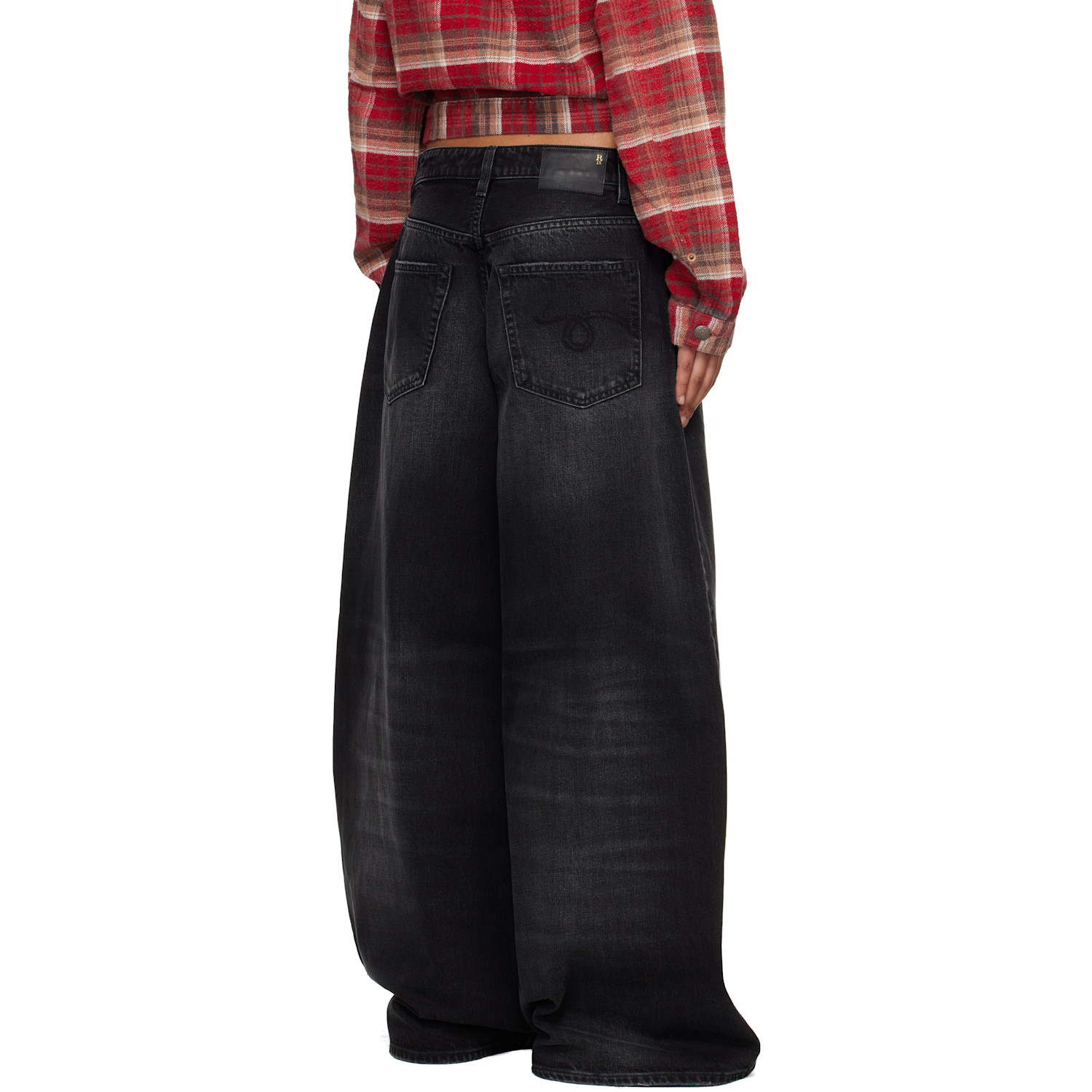  R13 Black Nico Wrap Jeans 