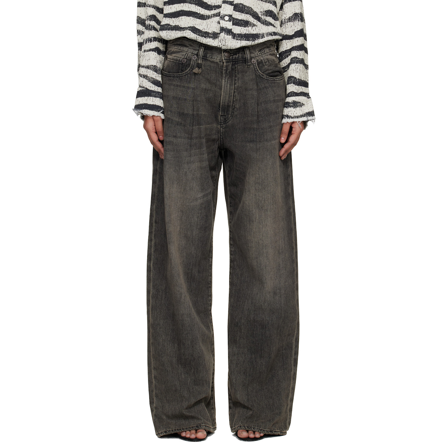 R13 Gray Damon Jeans