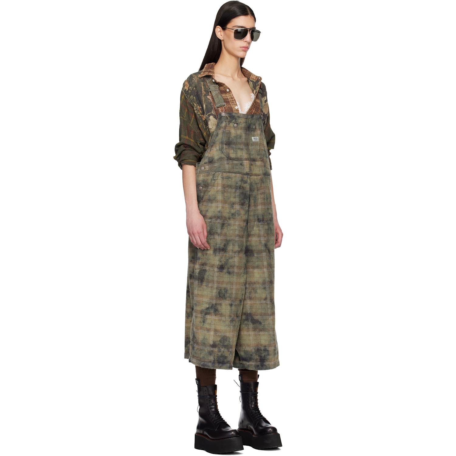  R13 Khaki Jumbo Overalls 