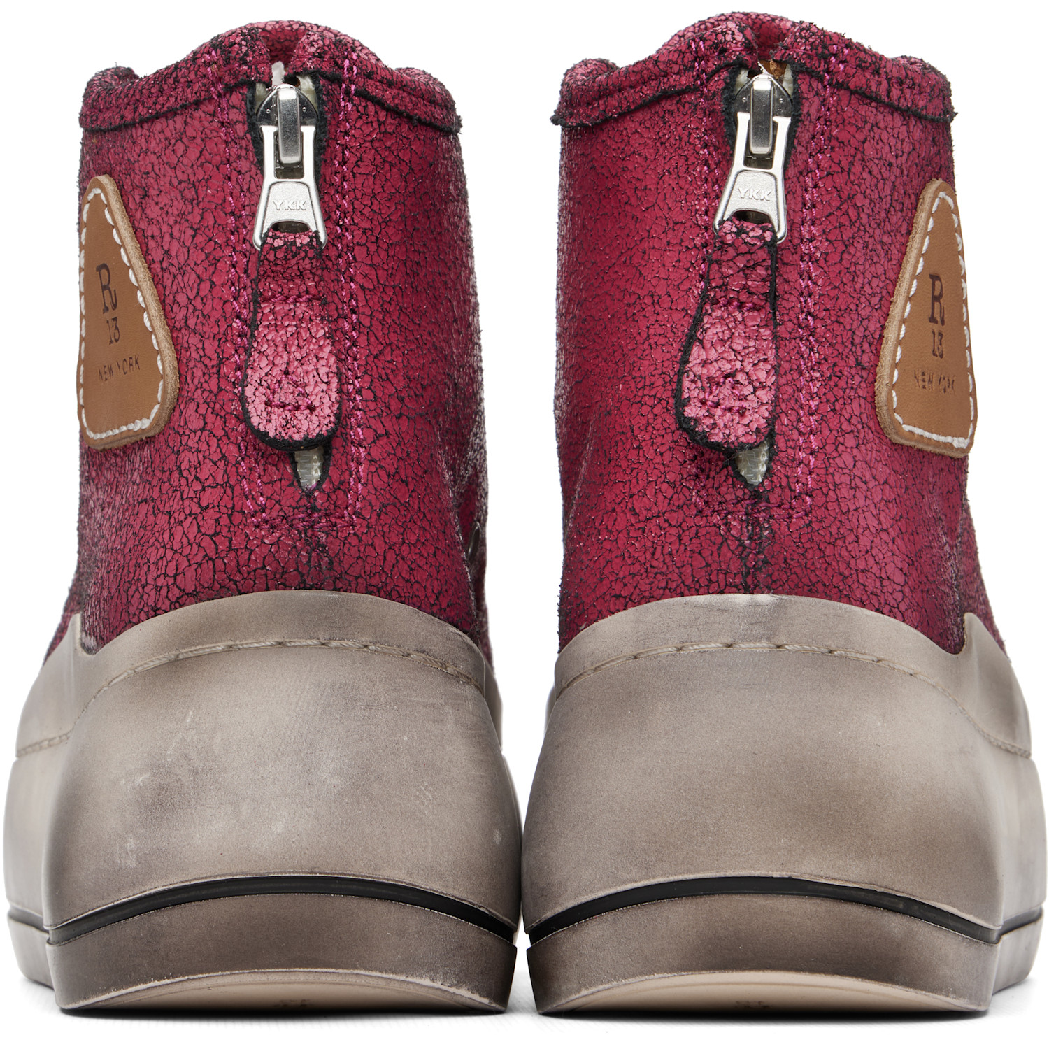  R13 Pink Kurt High Top Sneakers 