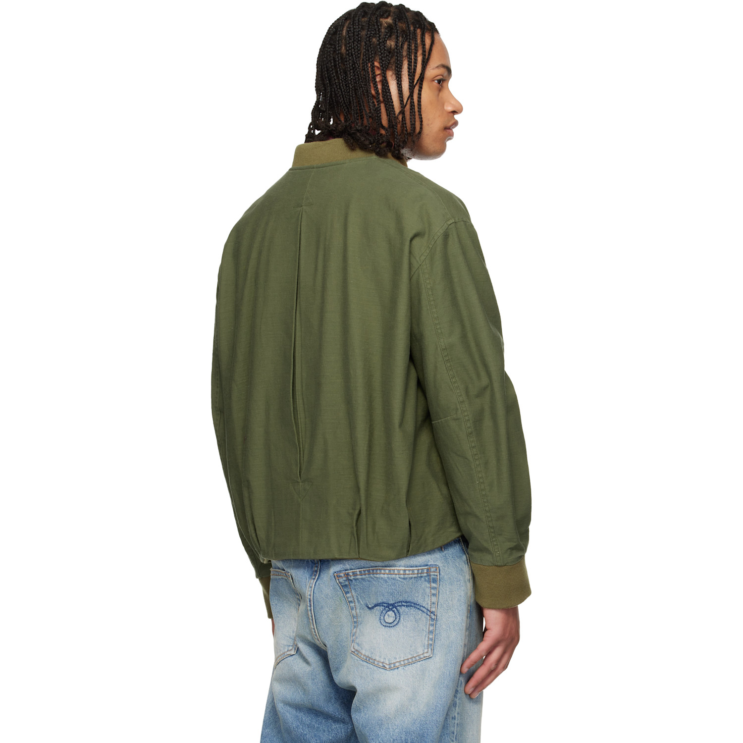 R13 Khaki Bubble Bomber Jacket 