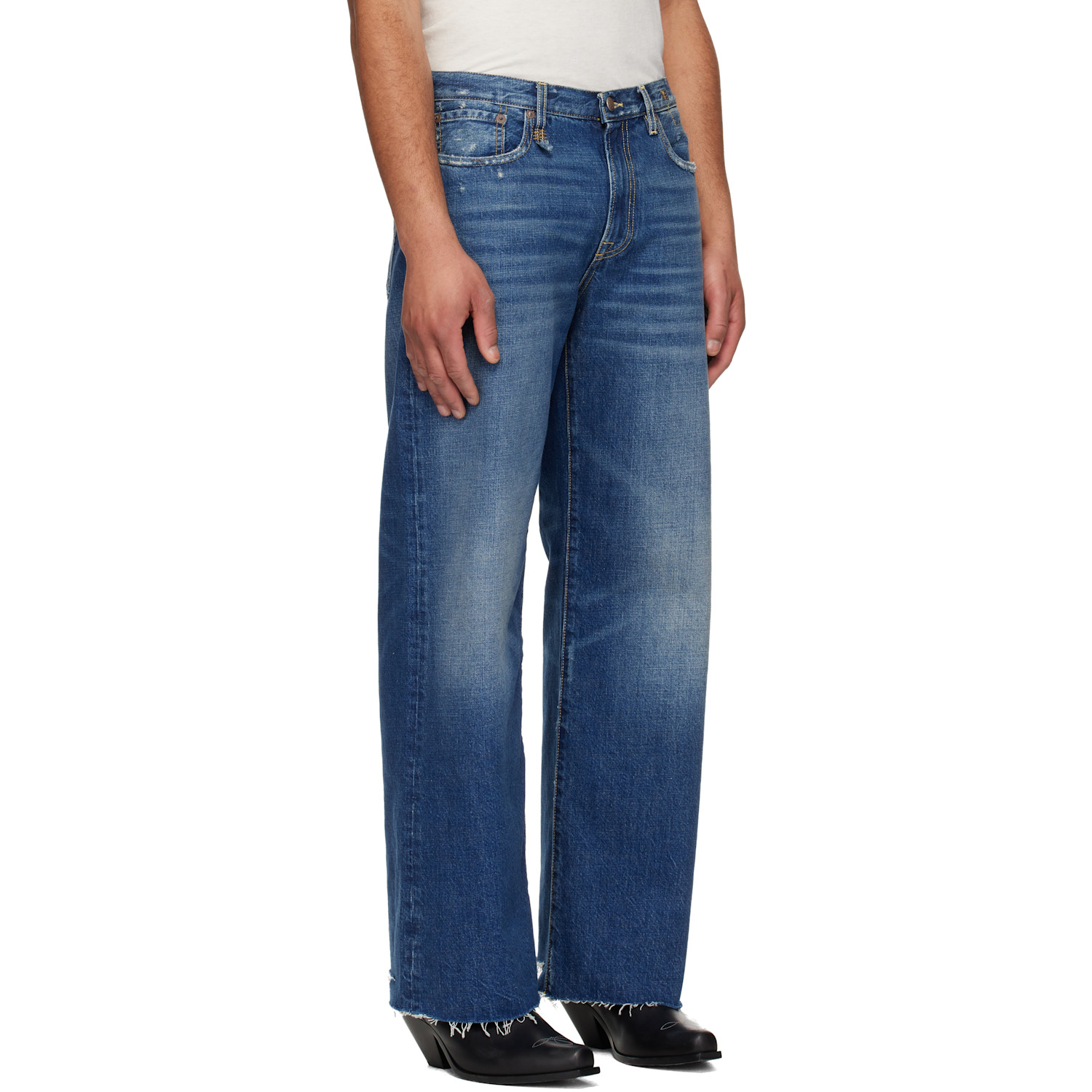  R13 Blue D'arcy Loose Jeans 