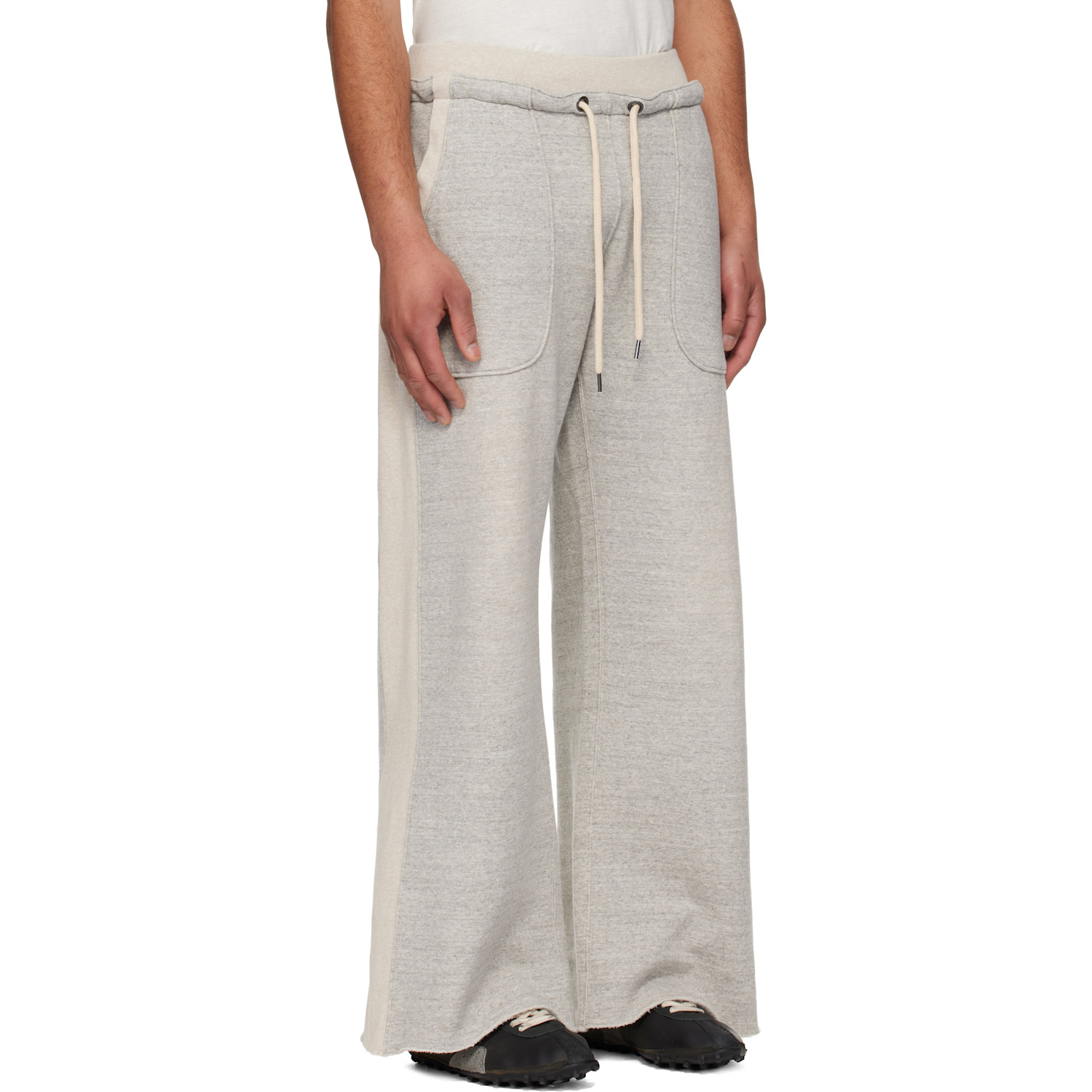  R13 Gray Side Insert Sweatpants 