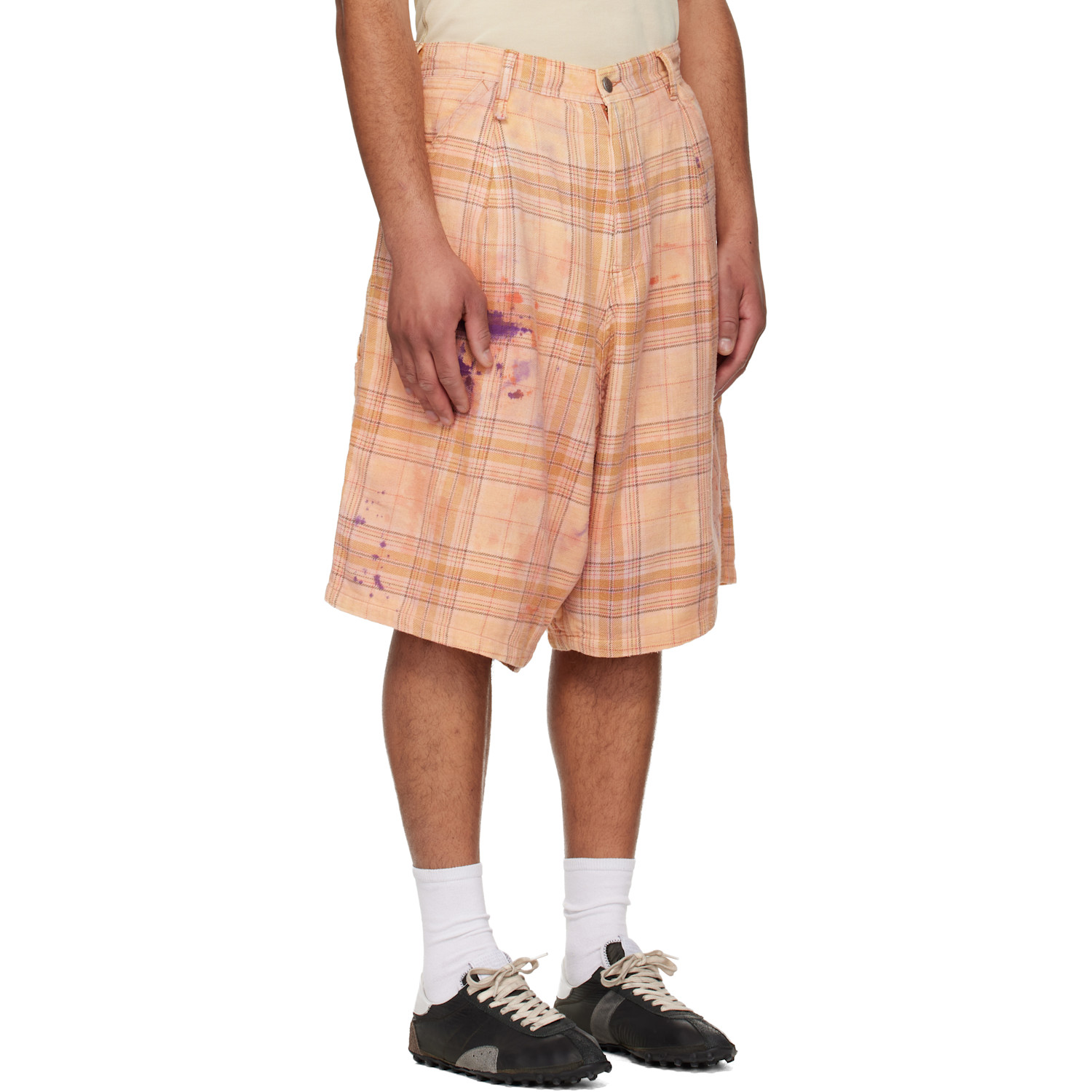  R13 Orange Jesse Carpenter Shorts 
