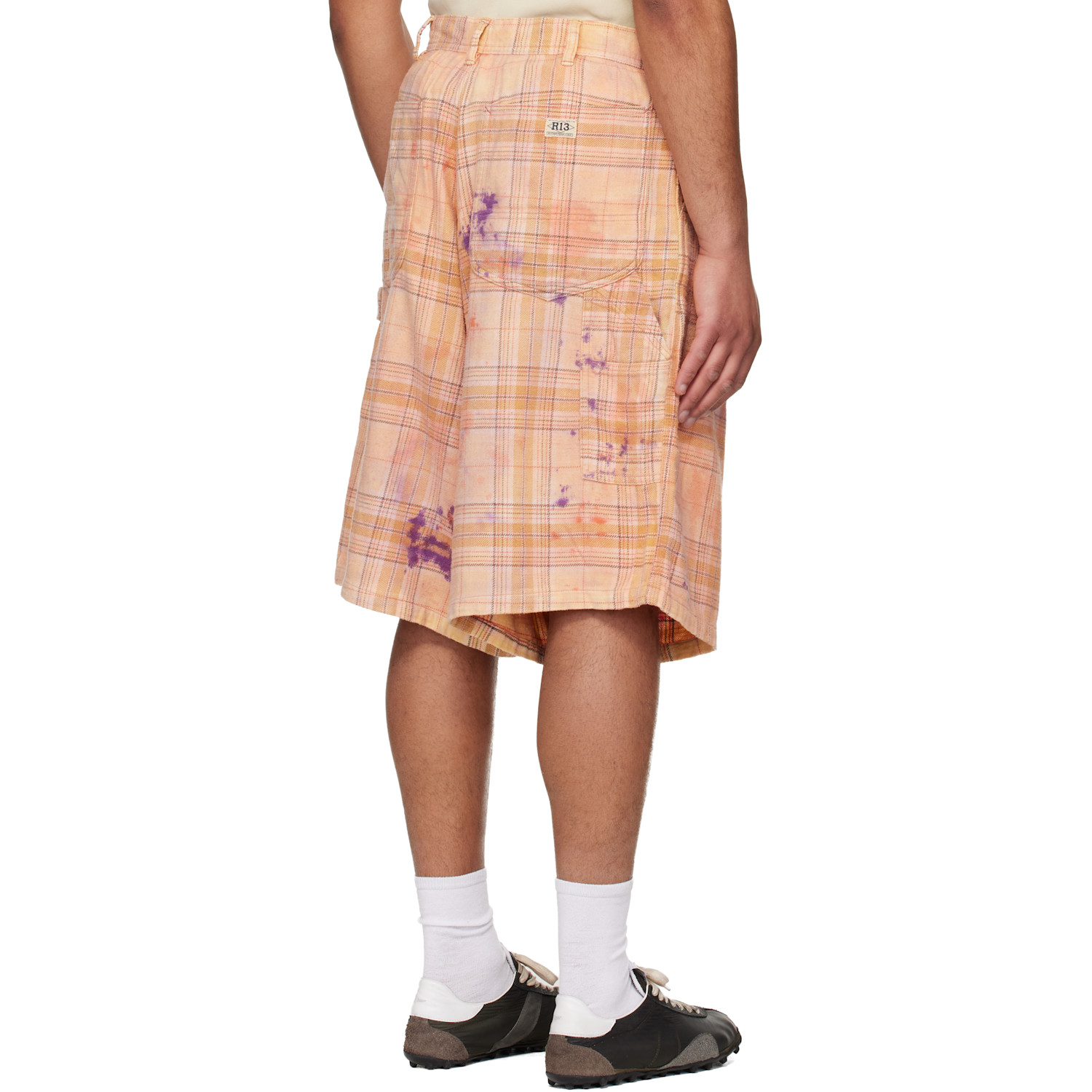  R13 Orange Jesse Carpenter Shorts 