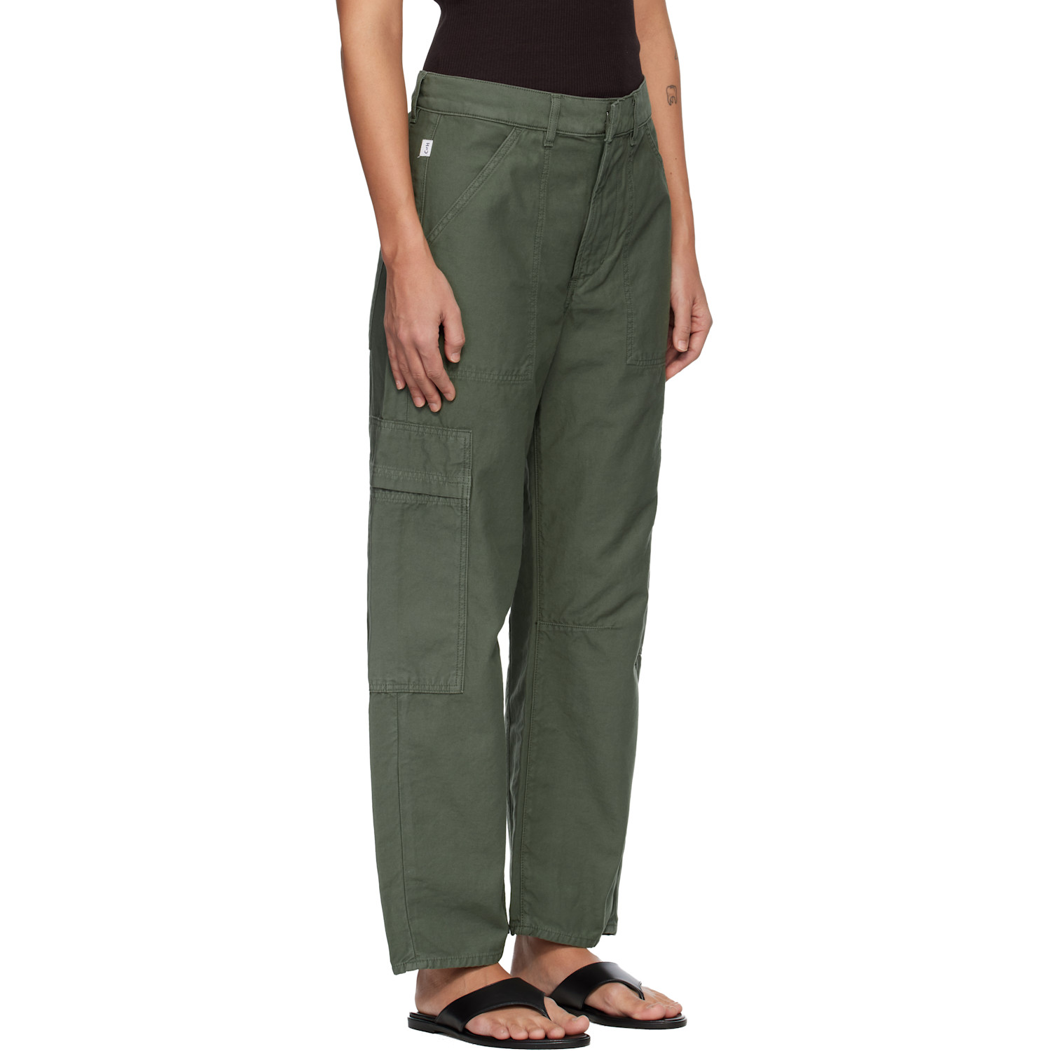  Citizens Of Humanity Khaki Marcelle Cargo Pants 