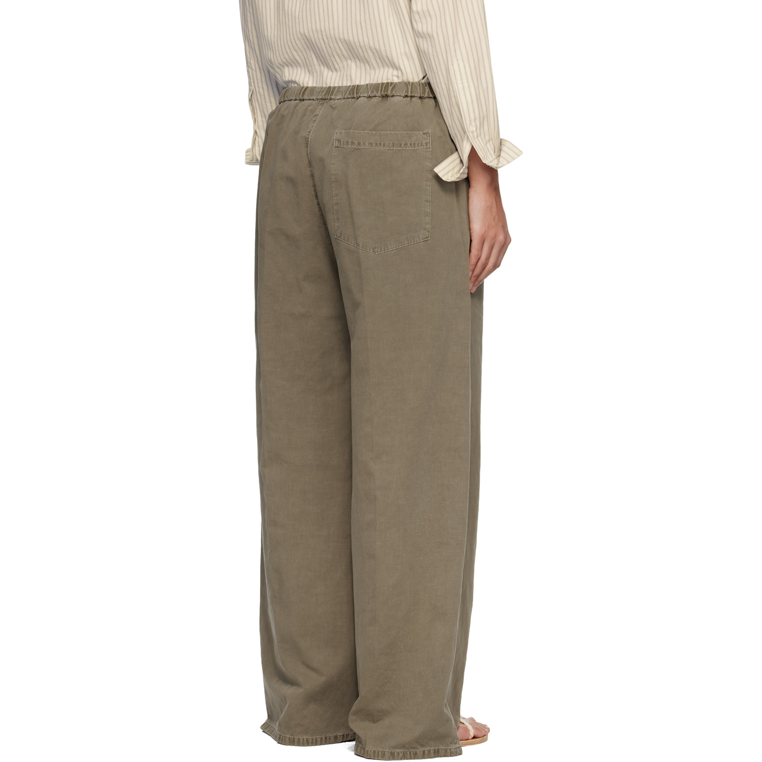 Citizens Of Humanity Khaki Aurora Pull On Trousers 