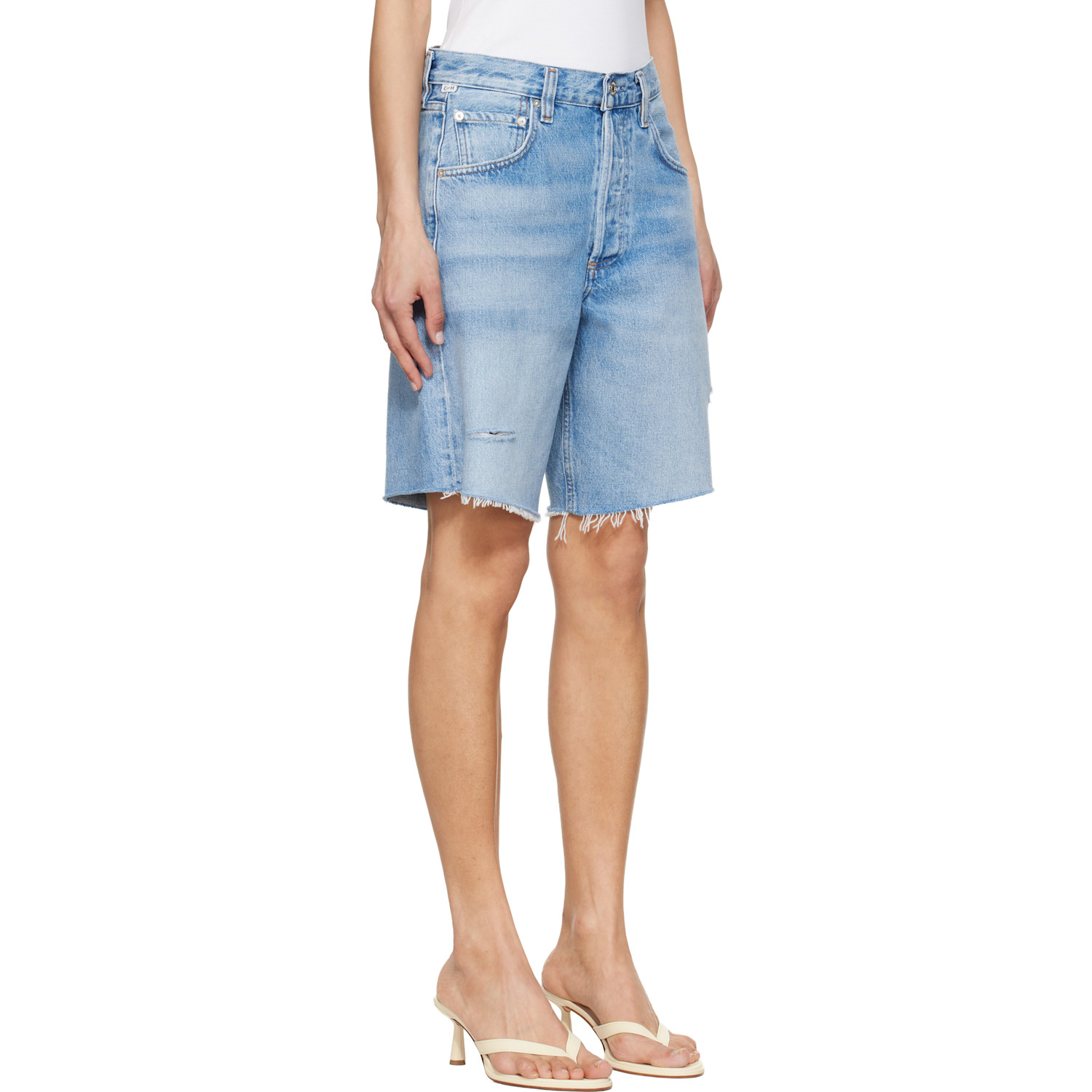  Citizens Of Humanity Blue Ayla Shorts 