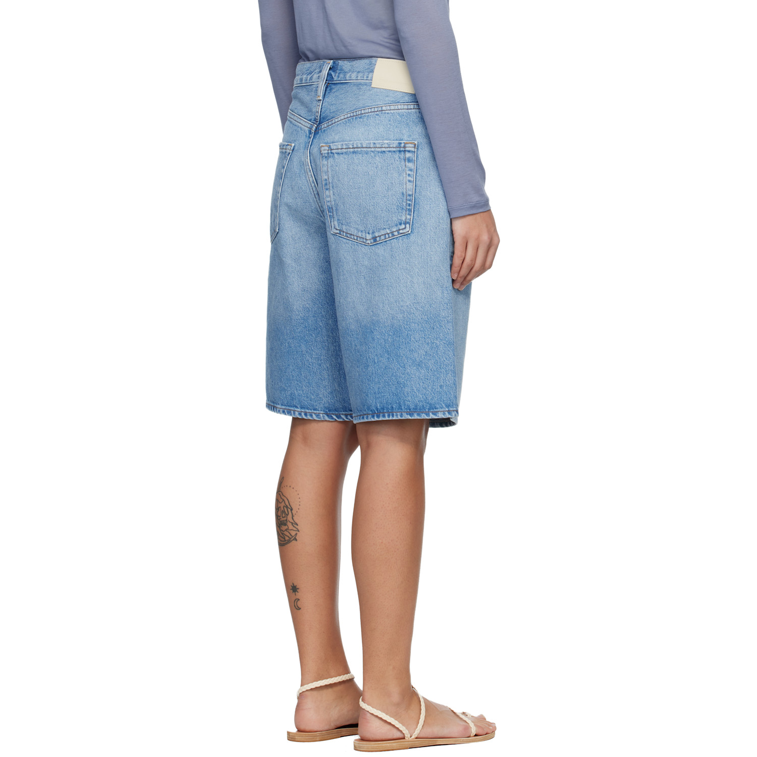  Citizens Of Humanity Blue Court Denim Shorts 