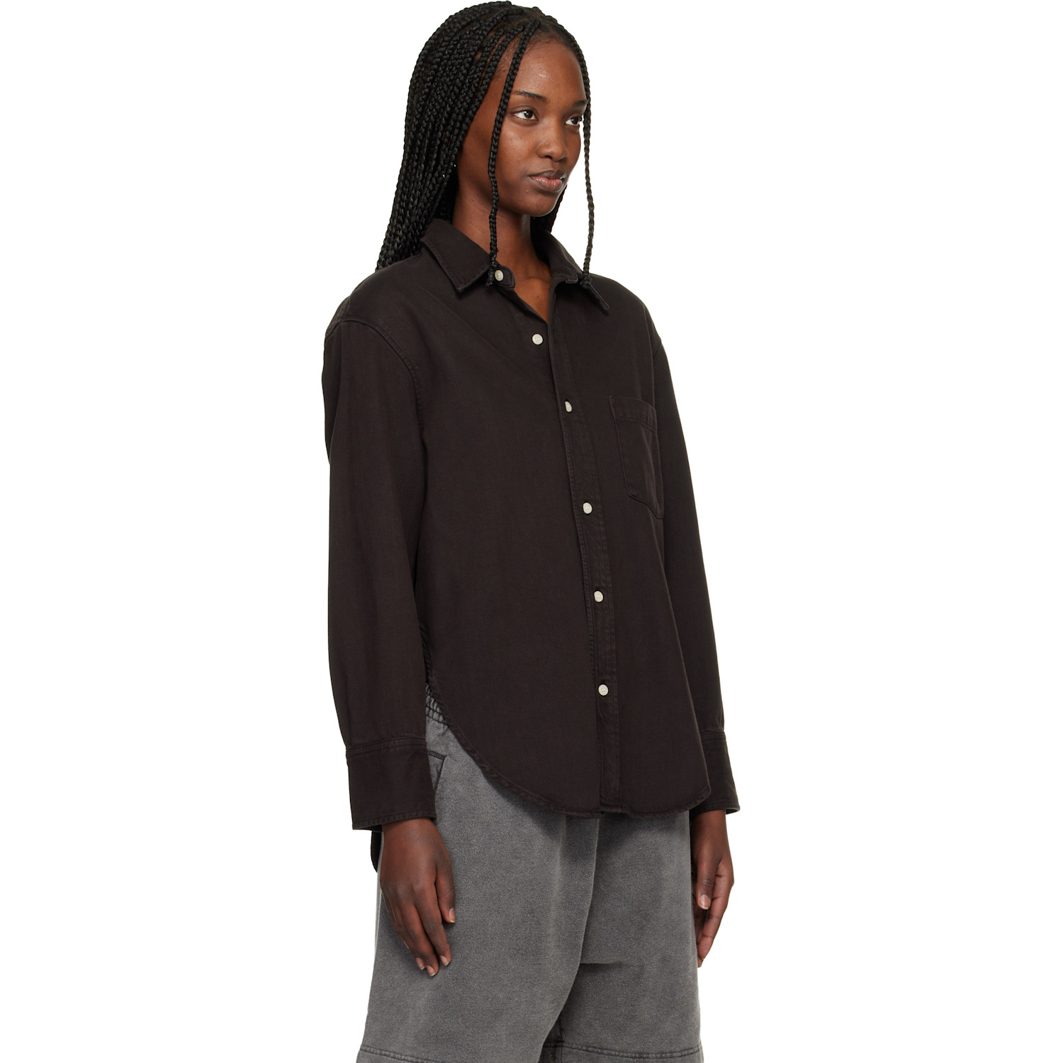  Citizens Of Humanity Brown Carter Shirt 