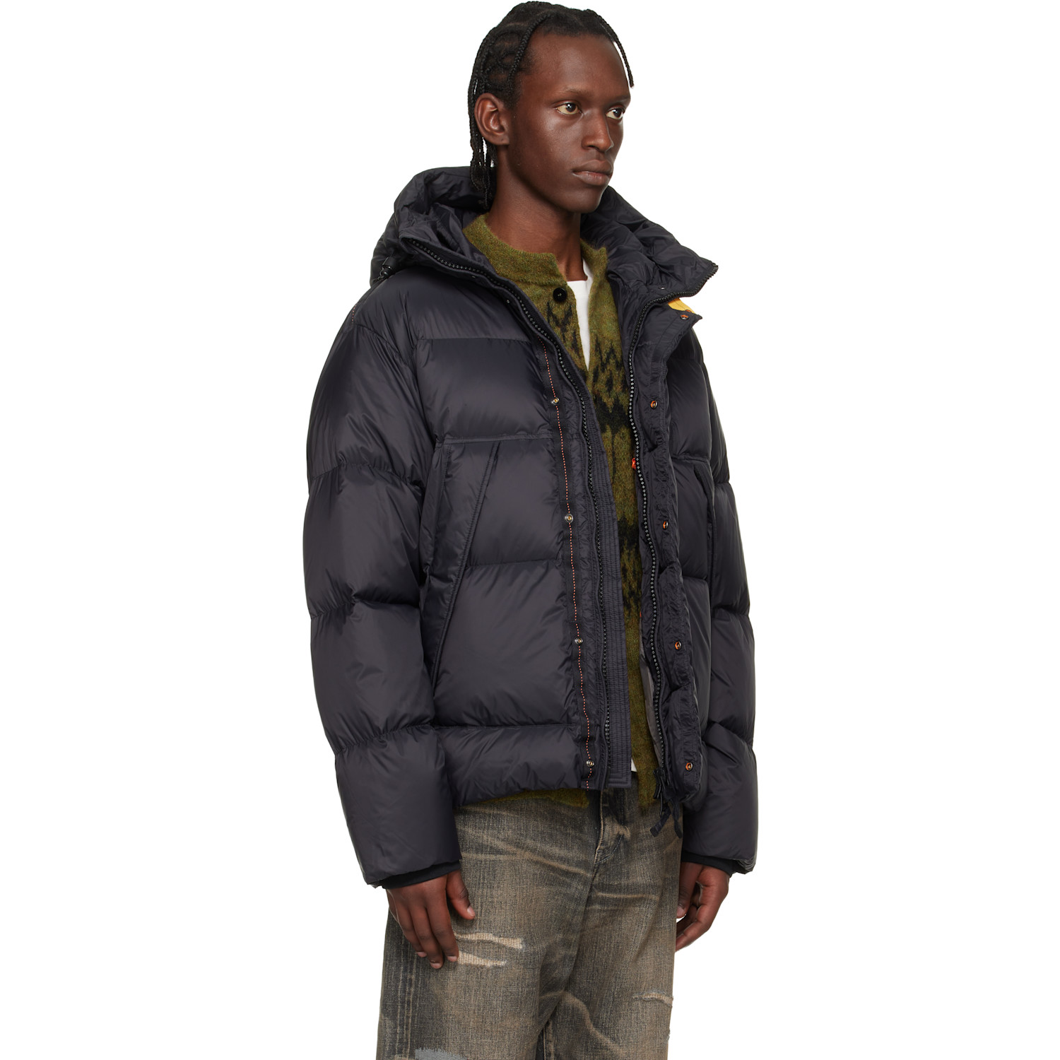  Parajumpers Black Cloud Hooded Down Jacket 