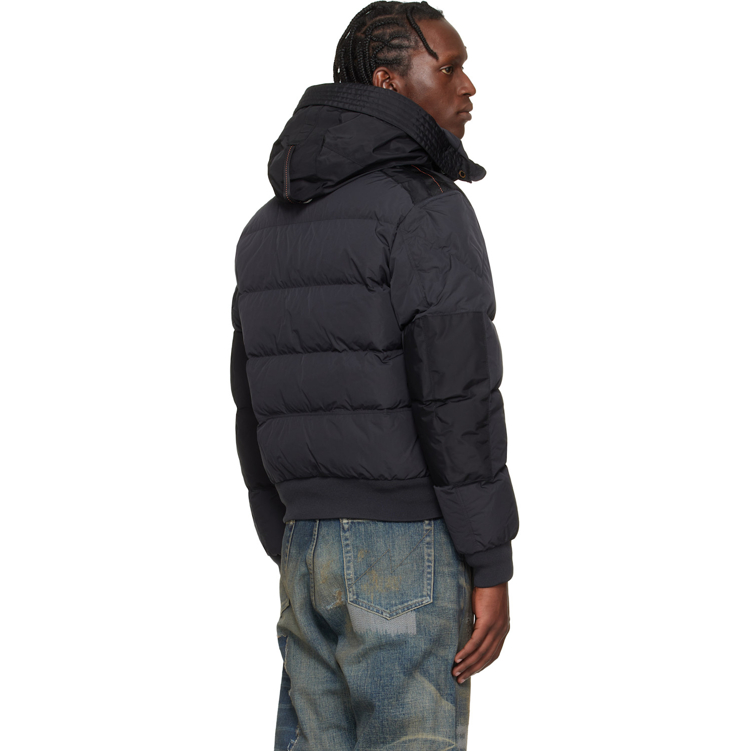  Parajumpers Black Wilmont Hooded Down Jacket 
