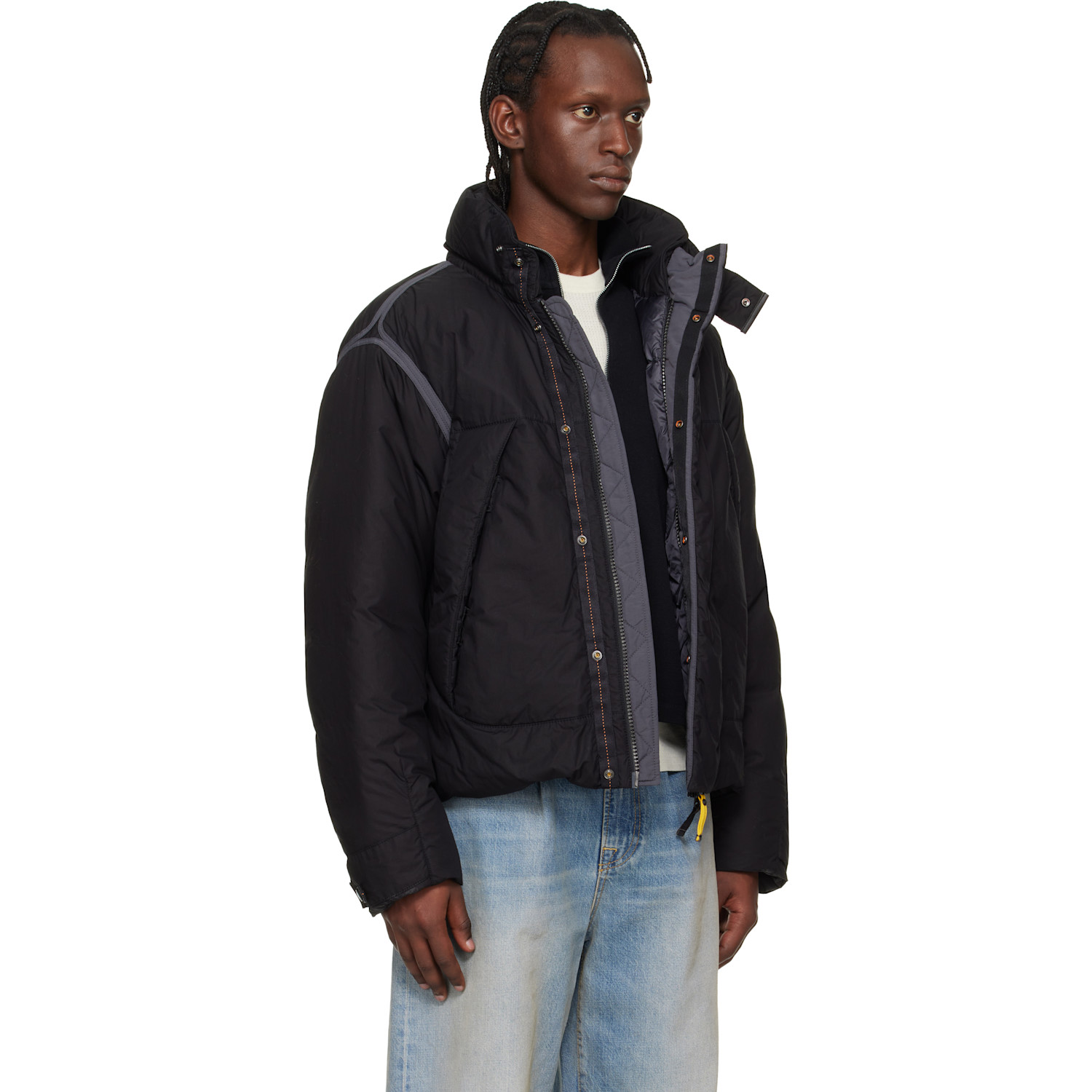  Parajumpers Black Blackburn Hooded Down Jacket 