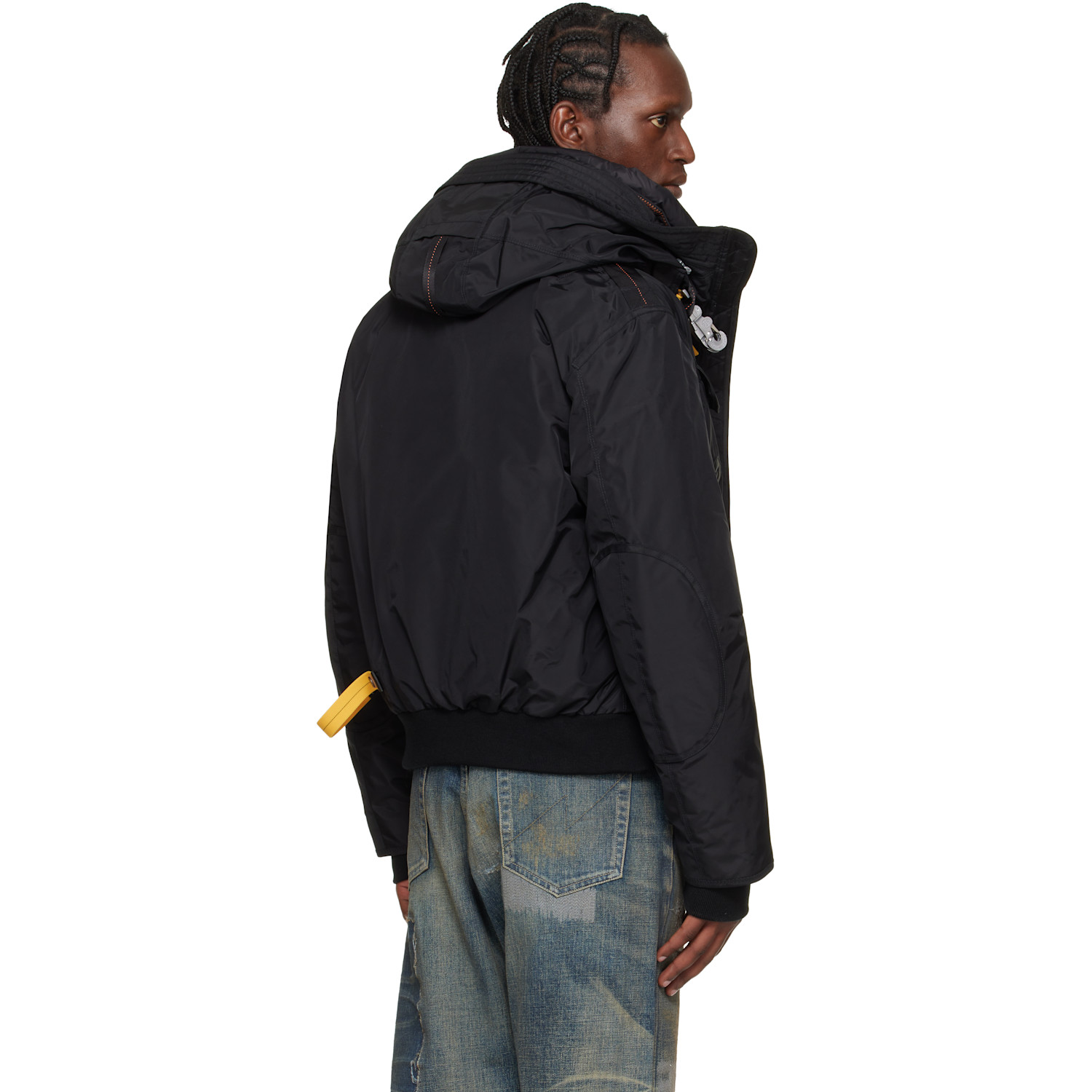  Parajumpers Black Gobi Hooded Down Jacket 