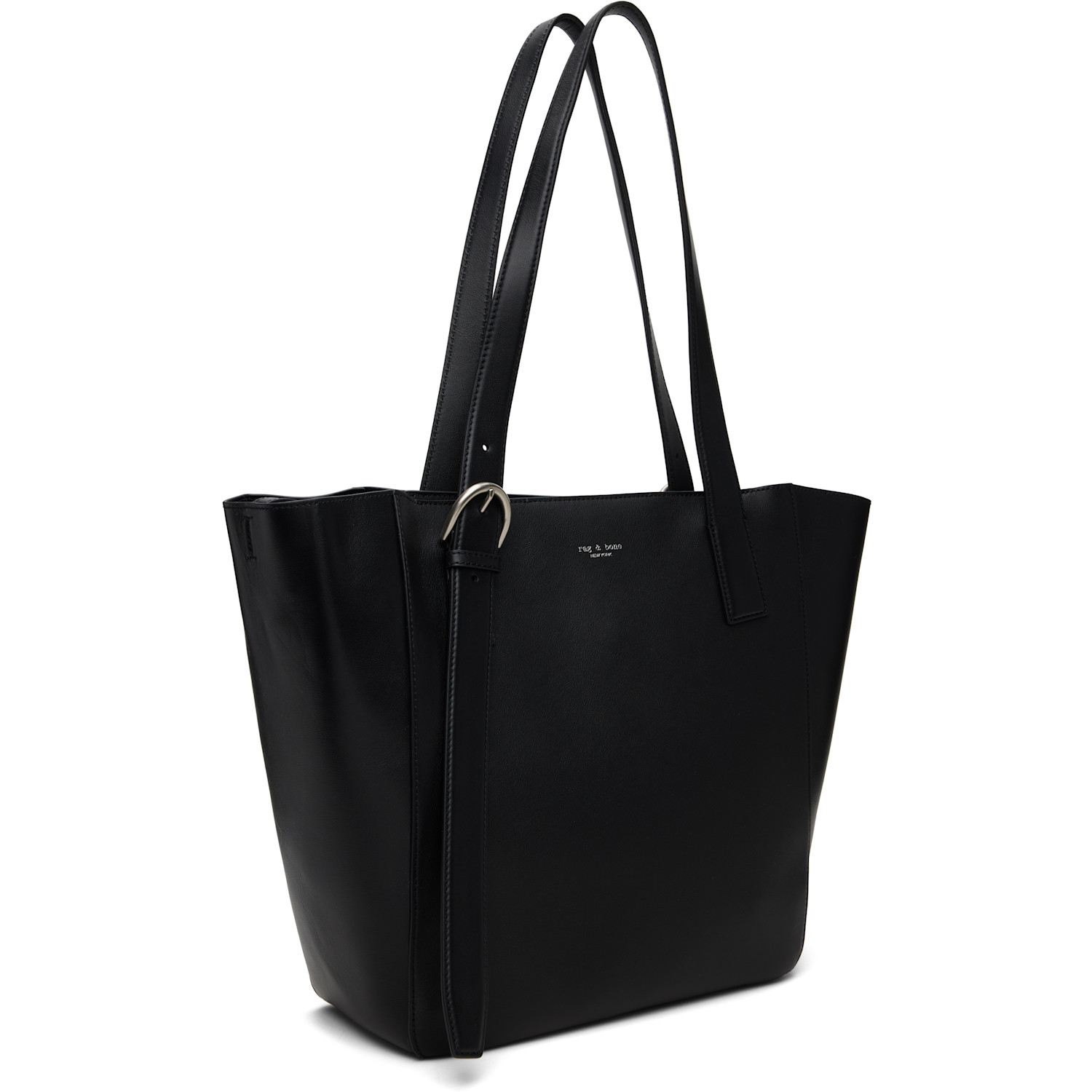  Rag & Bone Black Parker Leather Tote 