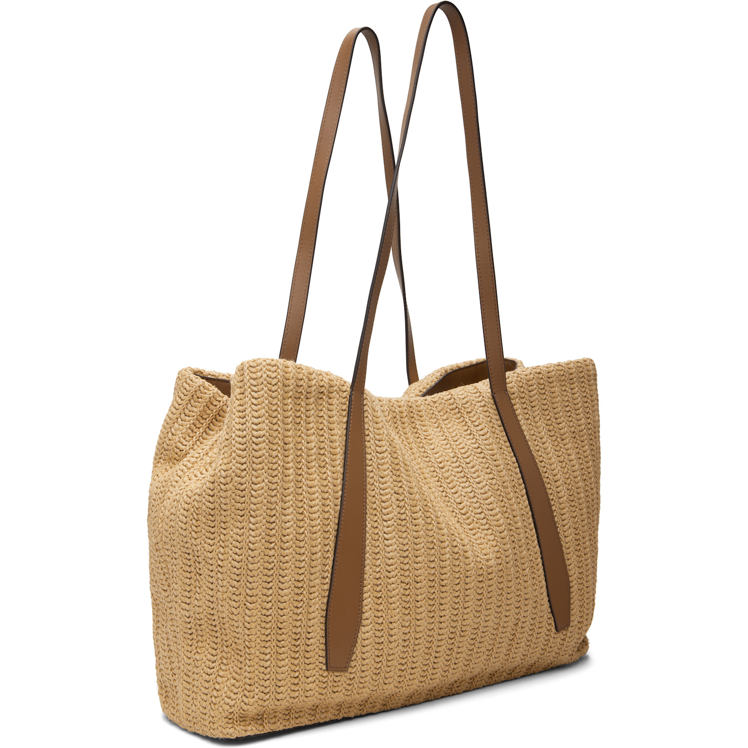  Rag & Bone Beige Chelsea Straw Tote 