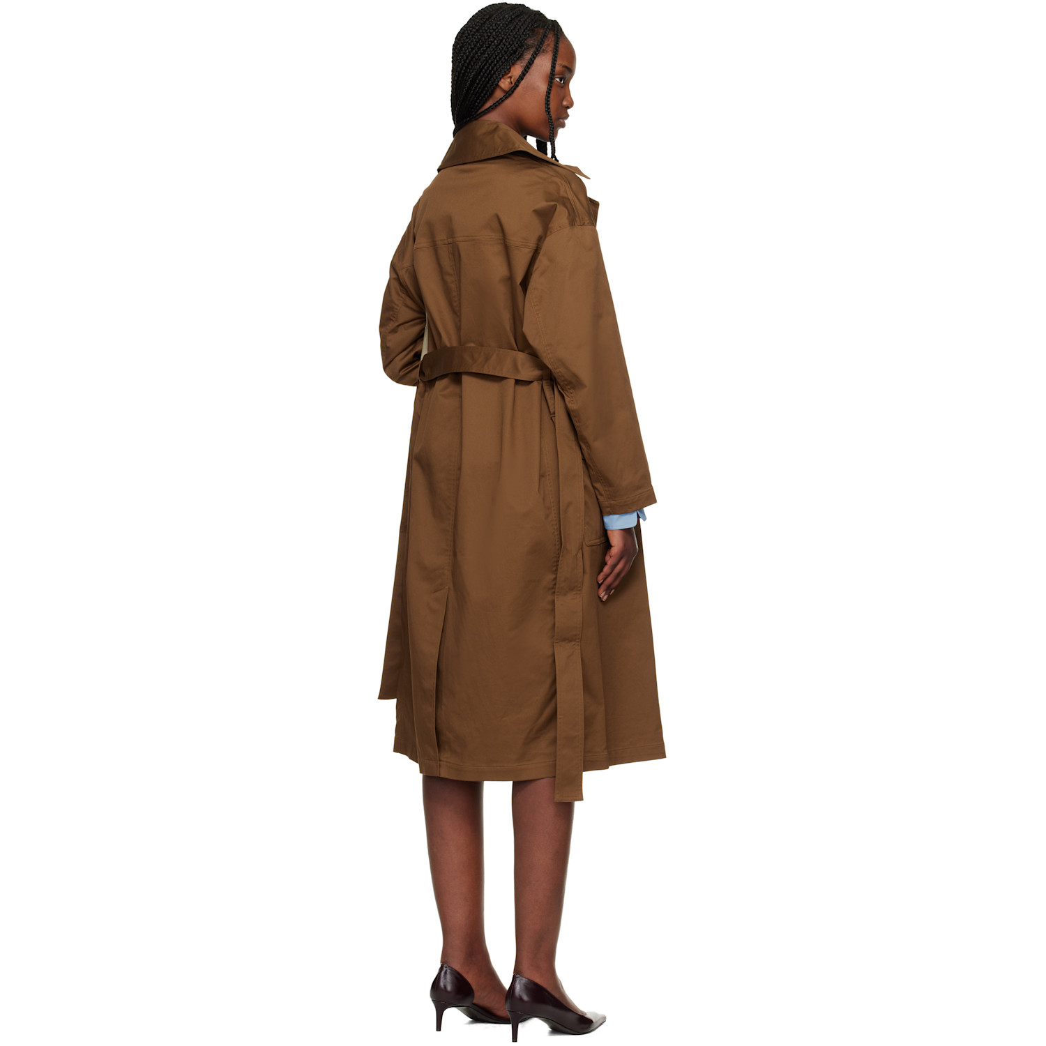  Rag & Bone Tan Rue Cotton Trench Coat 