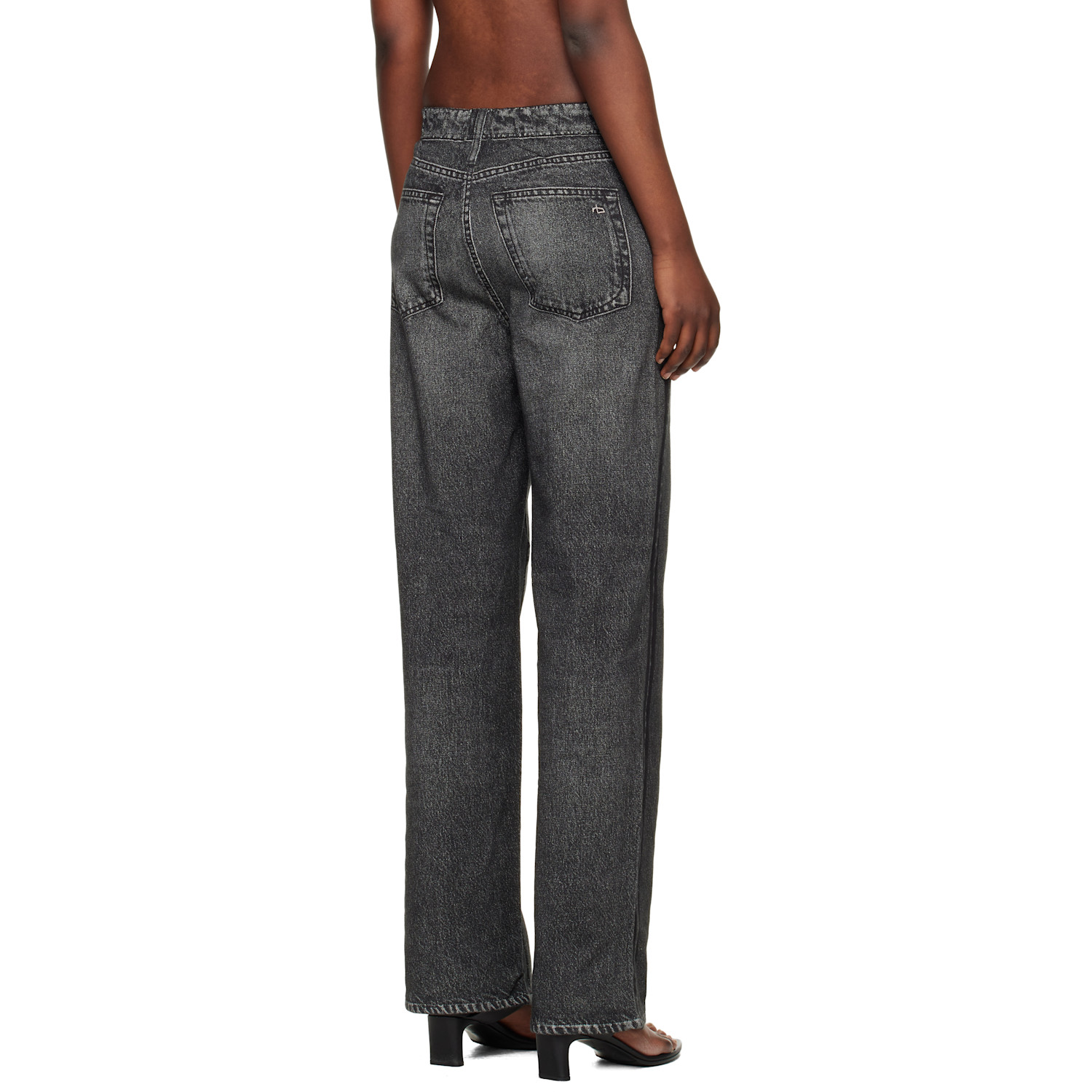  Rag & Bone Black Miramar Wide-leg Track Pants 