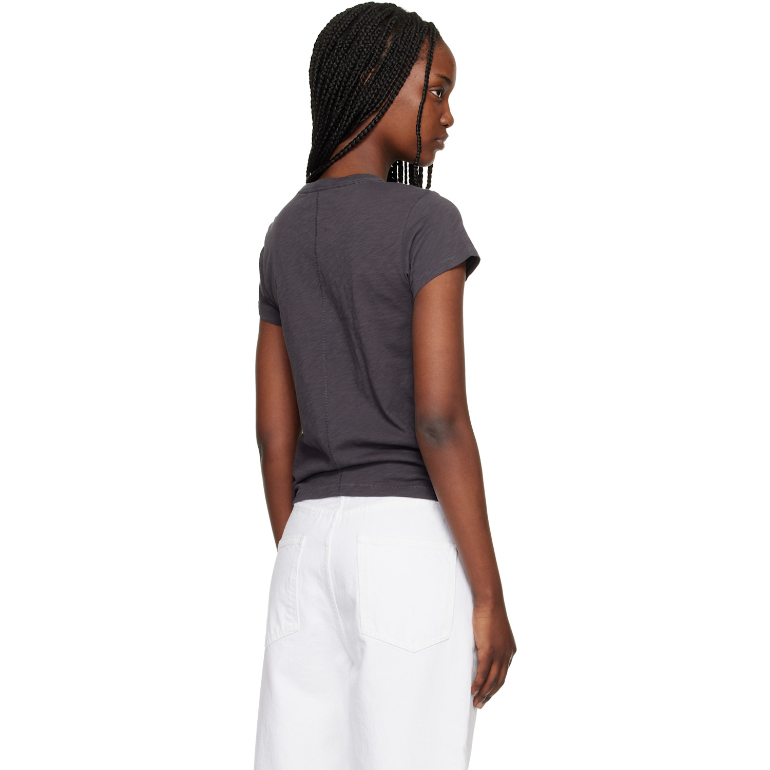  Rag & Bone Gray 'the Slub' T-shirt 