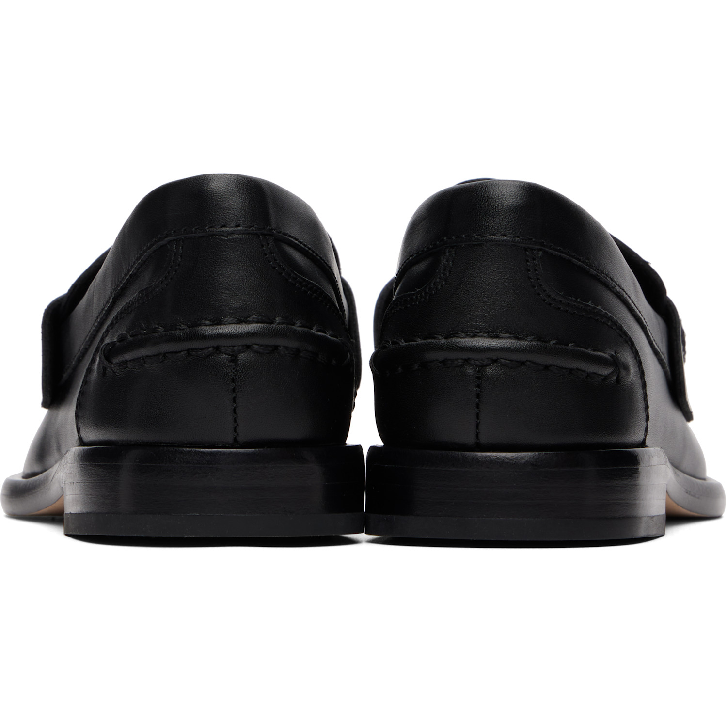  Rag & Bone Black Carter Leather Loafers 