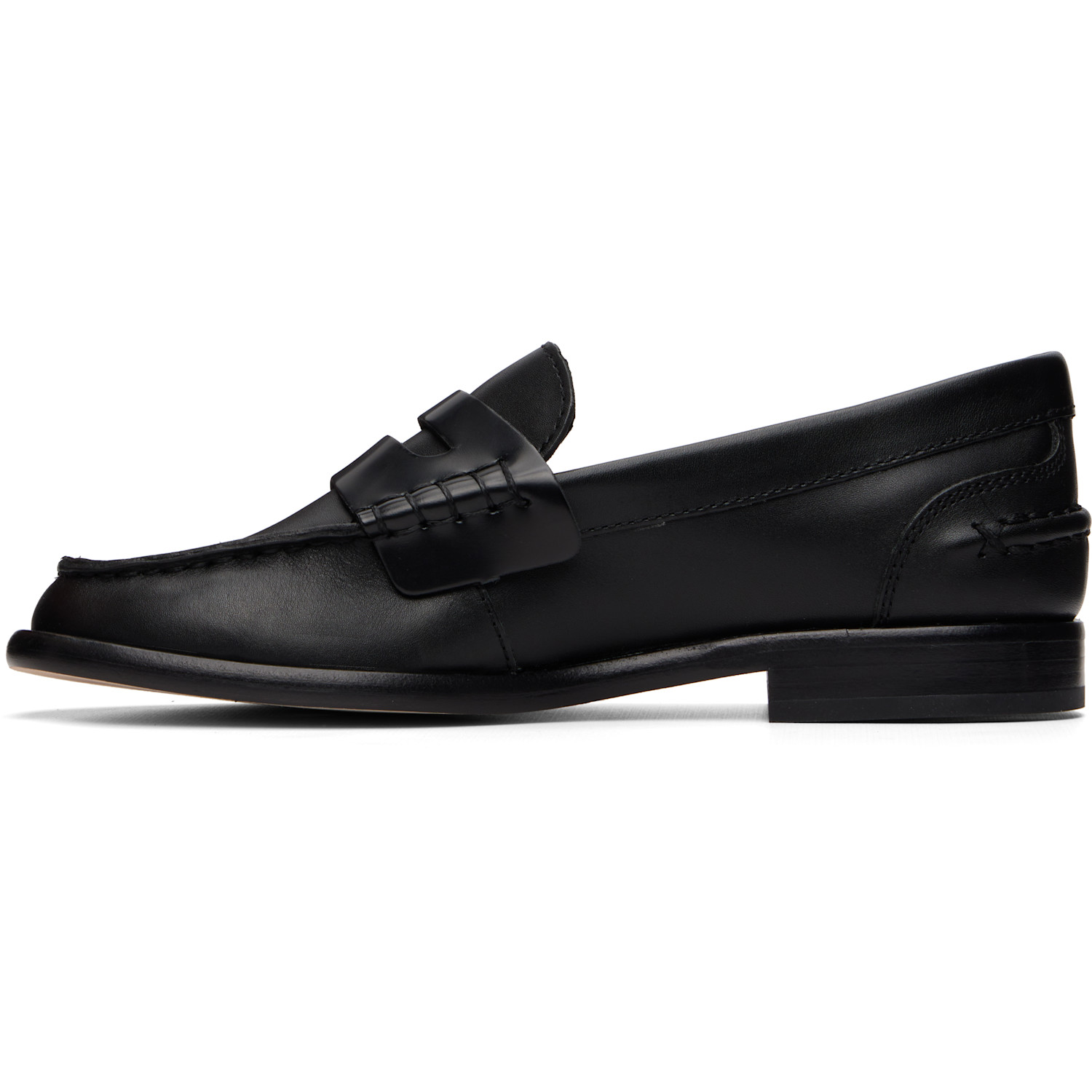  Rag & Bone Black Carter Leather Loafers 