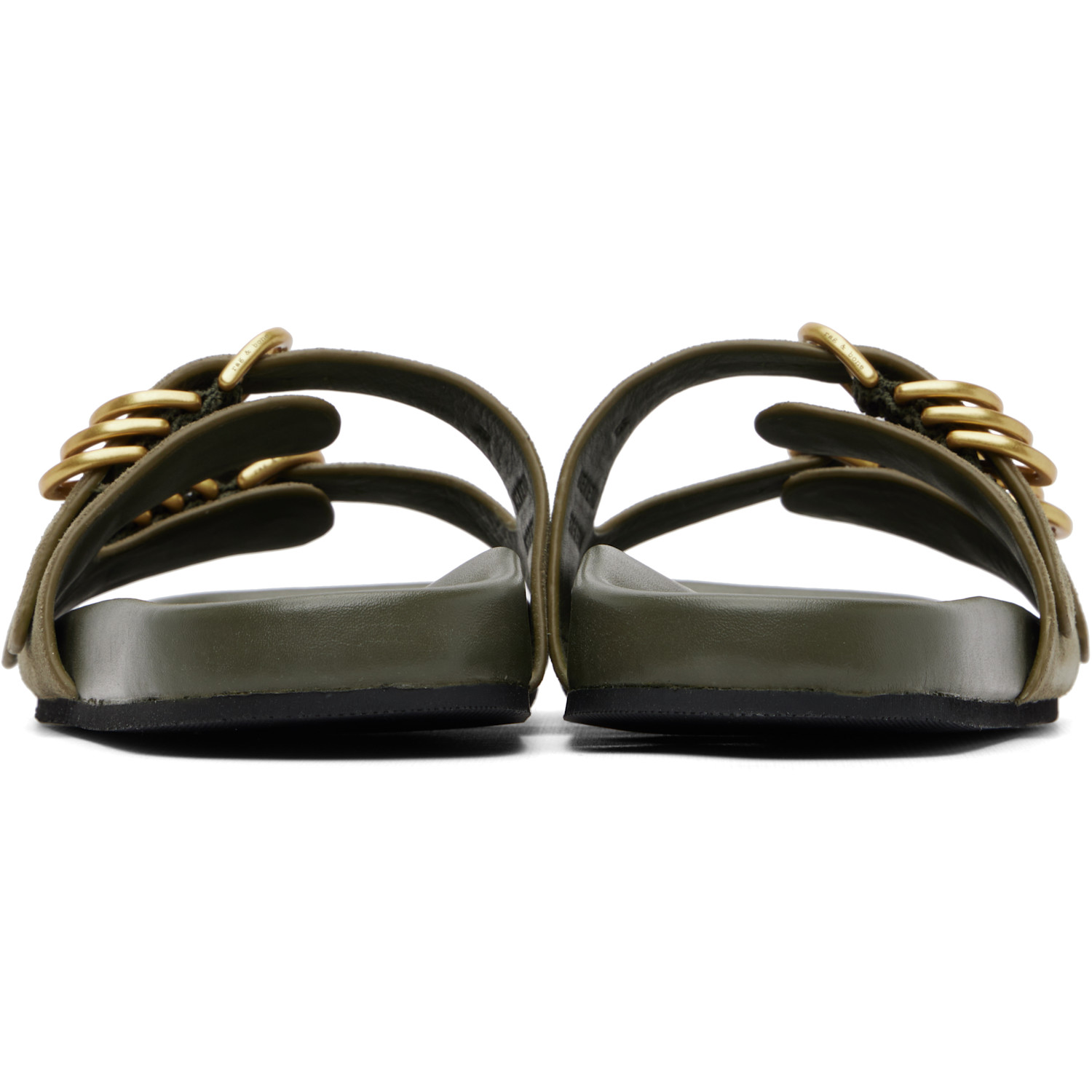  Rag & Bone Khaki Rue Suede Sandals 