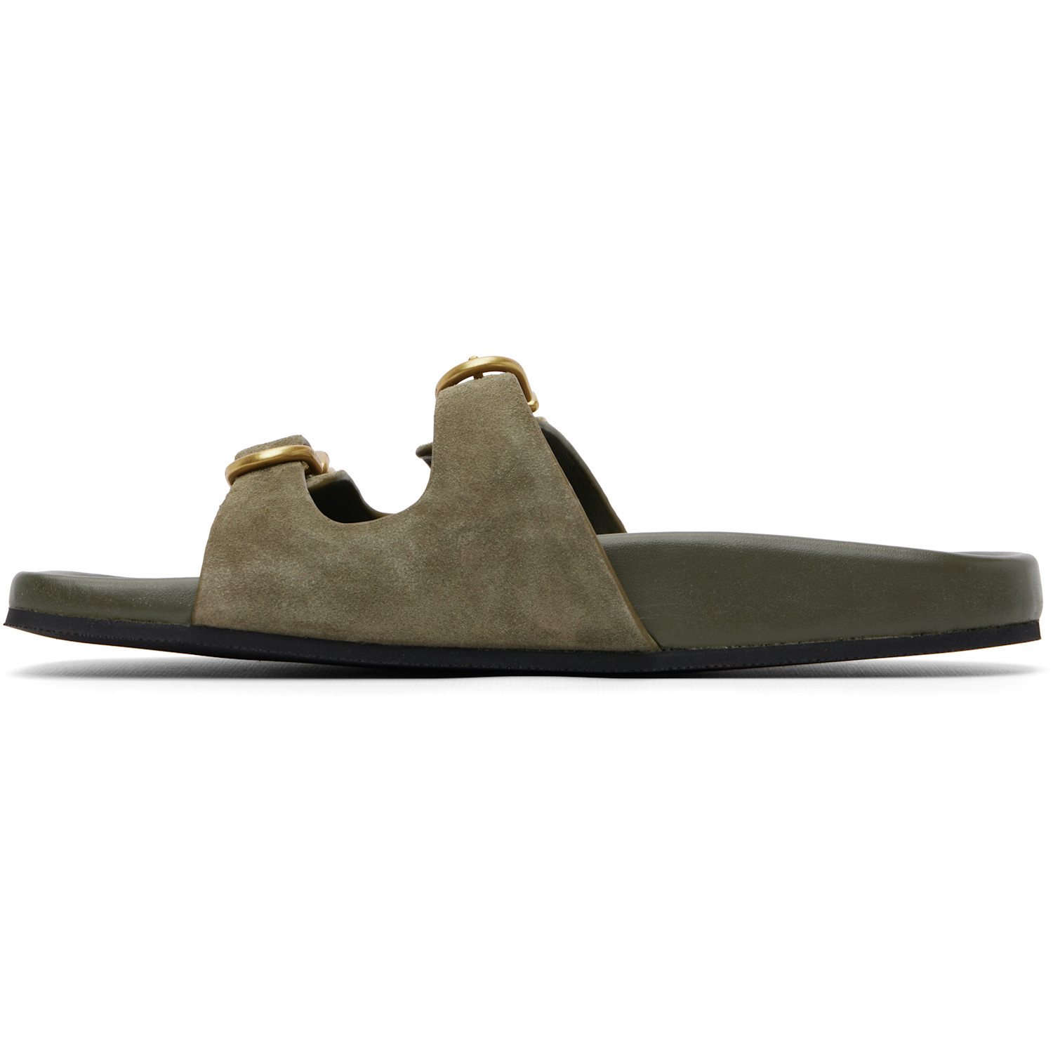  Rag & Bone Khaki Rue Suede Sandals 