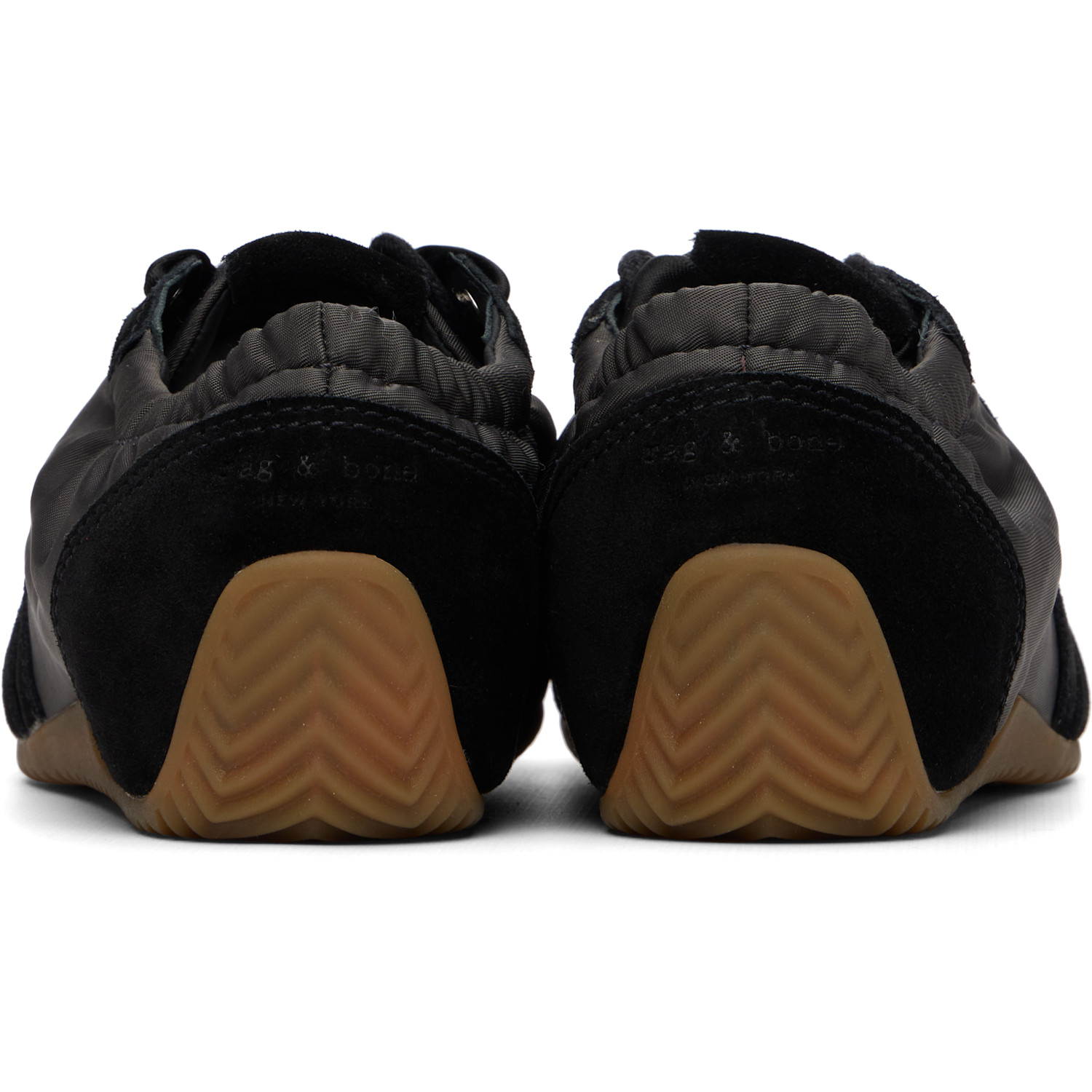  Rag & Bone Black Emilee Ballet Runner Sneakers 